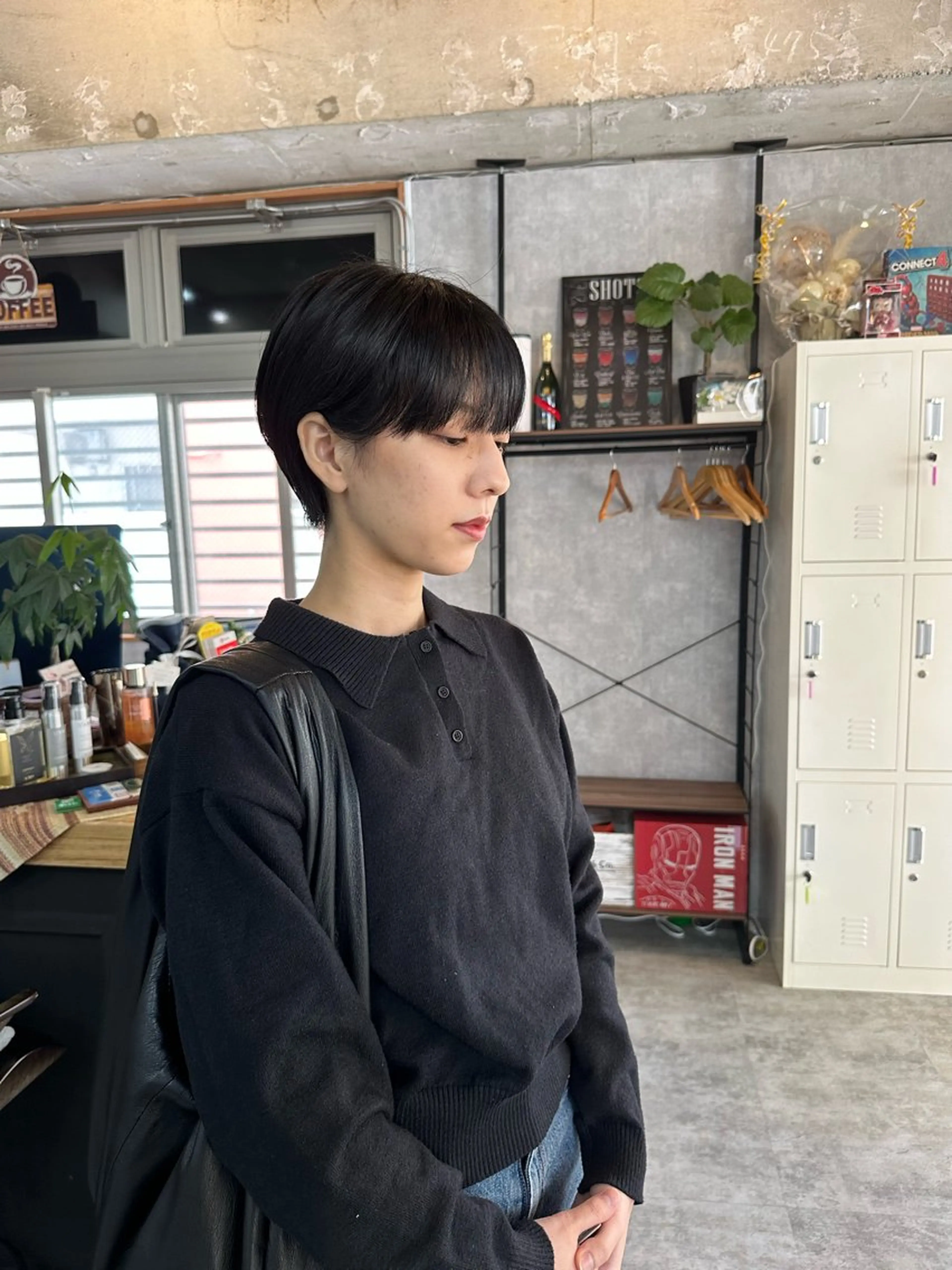 ショート 切りっぱなしボブ ショートボブ ハンサムショート 丸みショート ボブ C’LD hair produce /シールドヘア所属・モテ髪/ボブ/ショー ト/アダチフウトのヘアスタイル