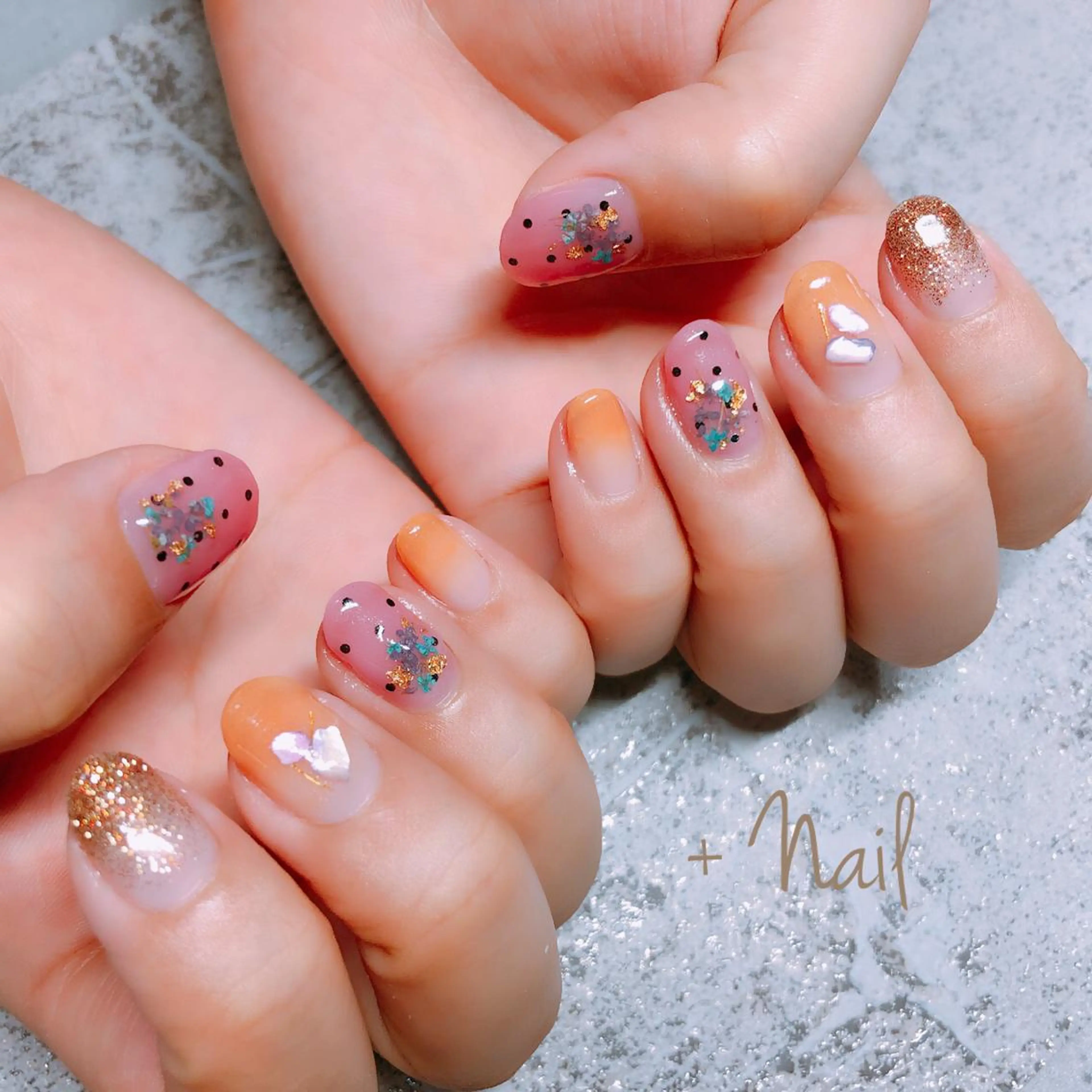 ネイル Aim* 深爪・自爪育成専門店のネイルデザイン