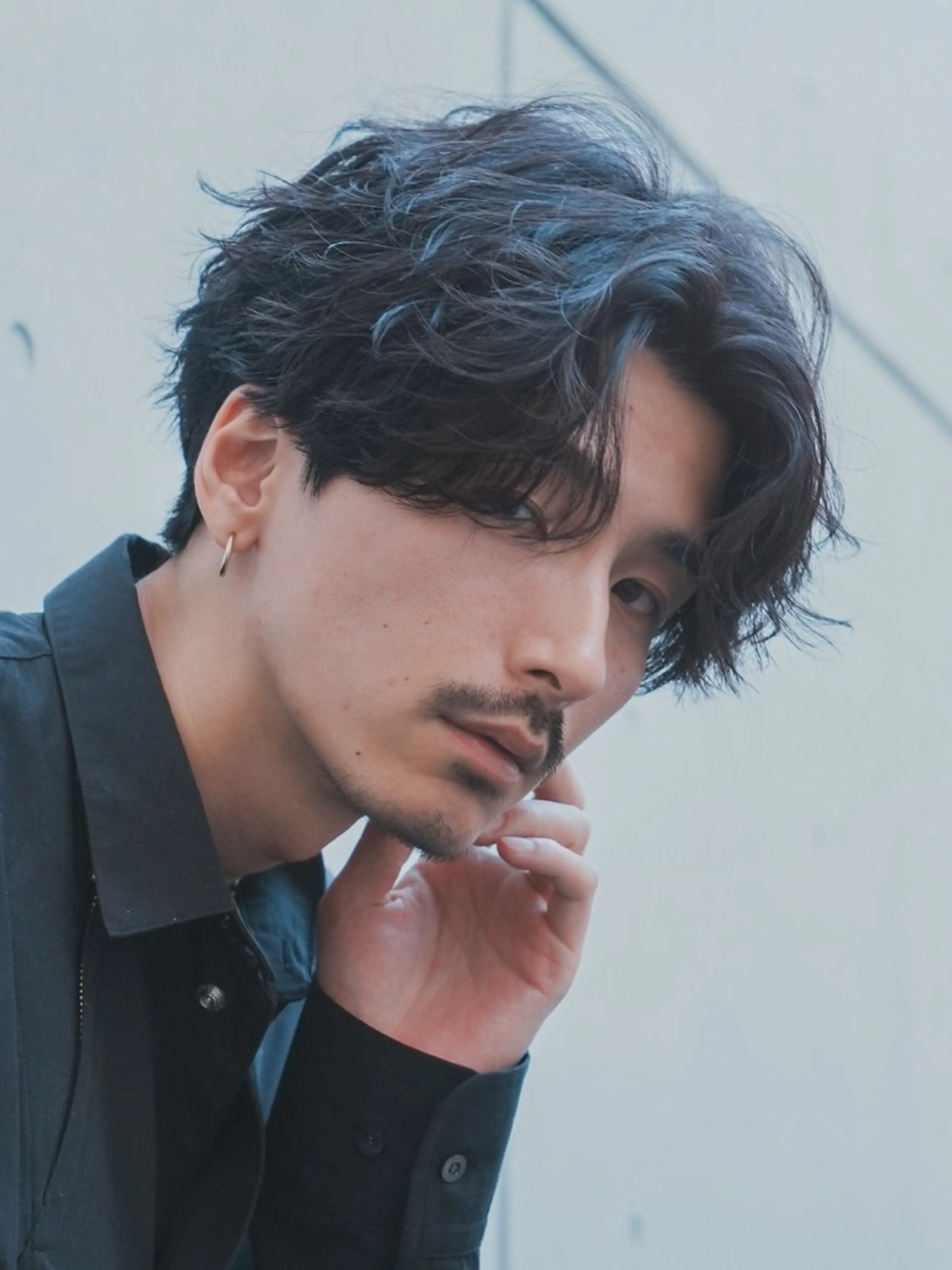 ショート パーマ メンズ カット パーマ 松井 生のヘアスタイル