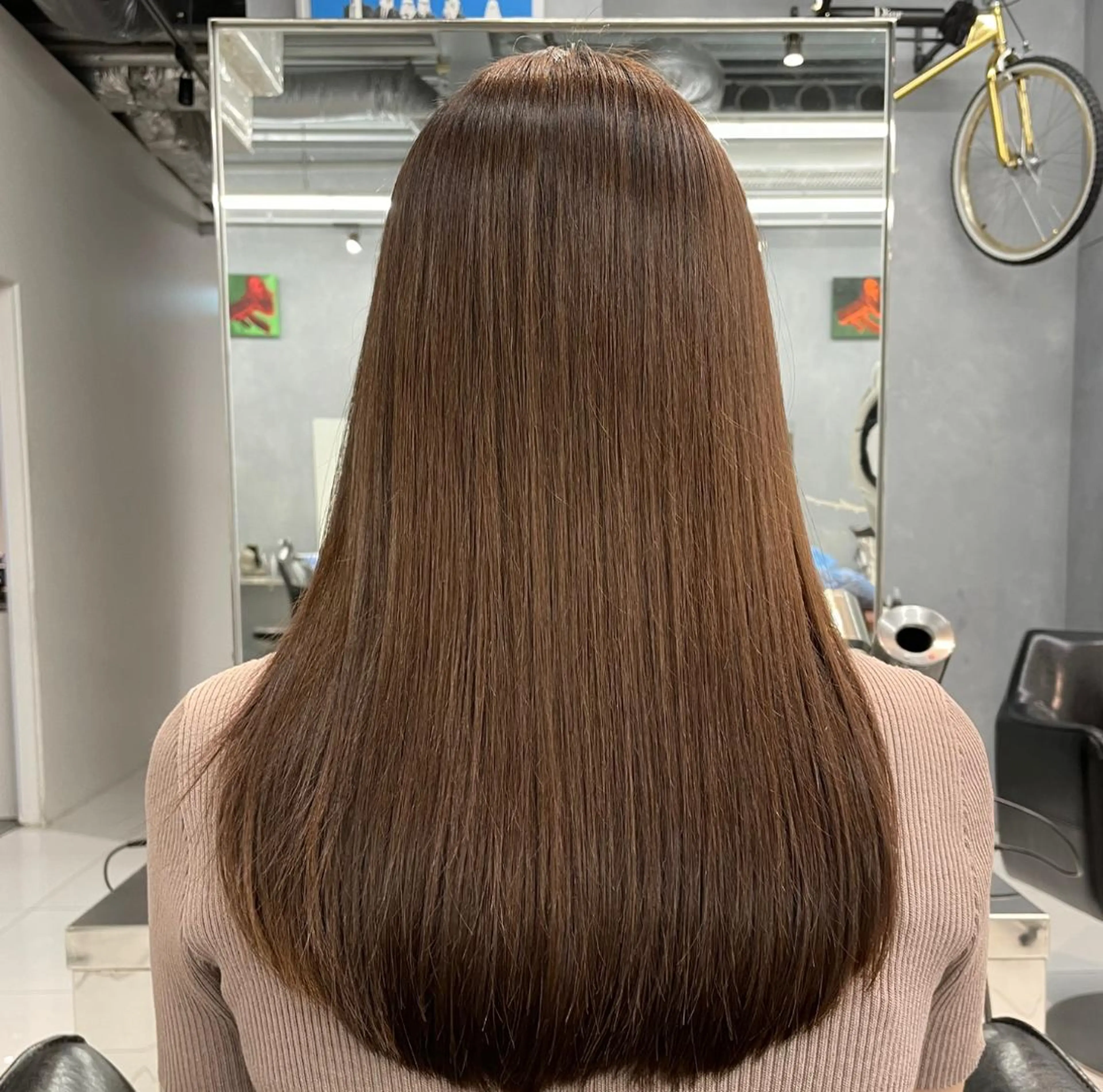 ロング 縮毛矯正 SUNVALLEY所属・表参道美容師 ぶんじのヘアスタイル