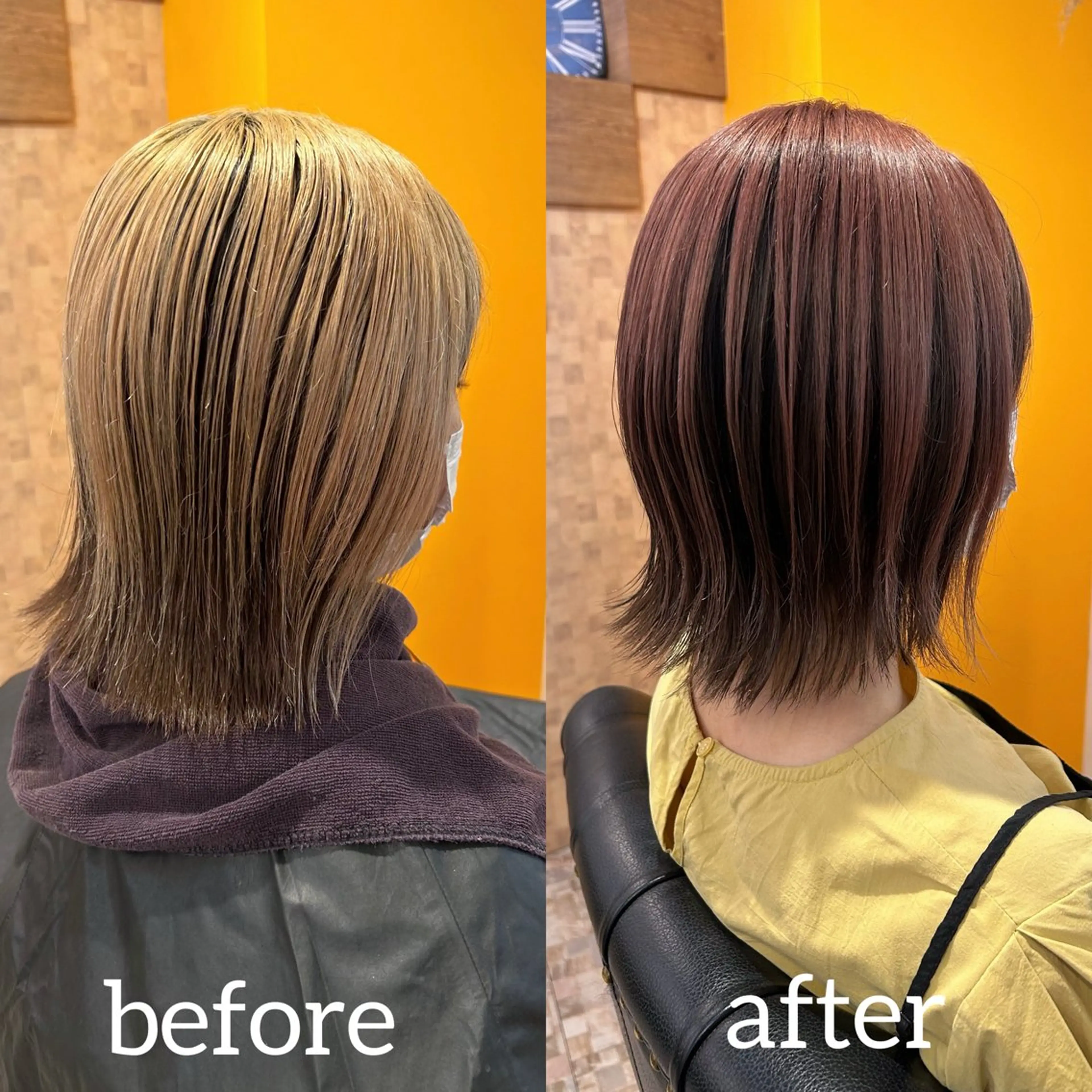 ミディアム カラー 伊藤 皓亮のヘアスタイル