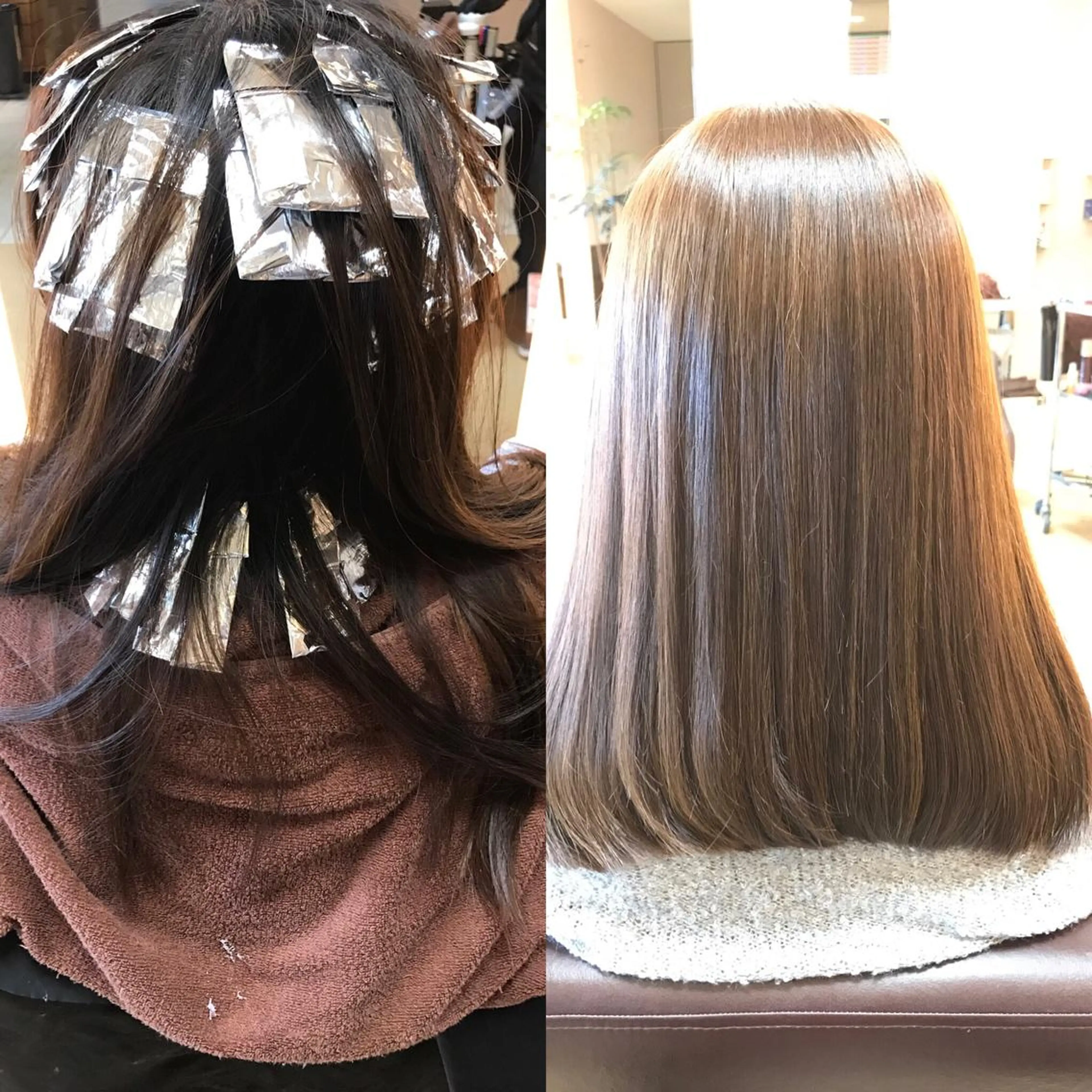 ミディアム カラー ハイライトカラー ハイライト MARDI GRAS 蘭丸のヘアスタイル