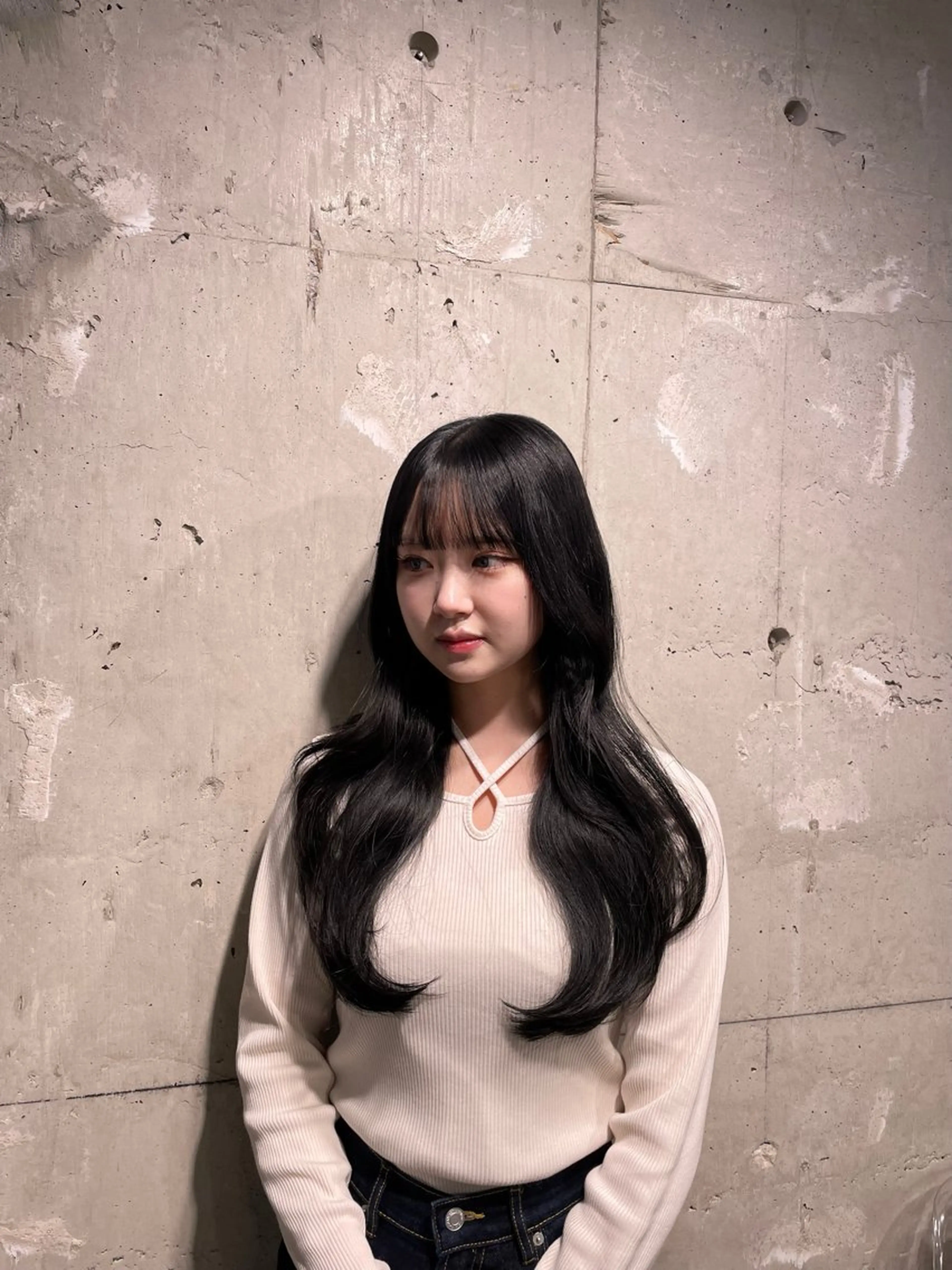 カラー ヘアカラー ヘアセット 🤍ベージュ/透明感 韓国ヘア/まりん🤍のヘアスタイル