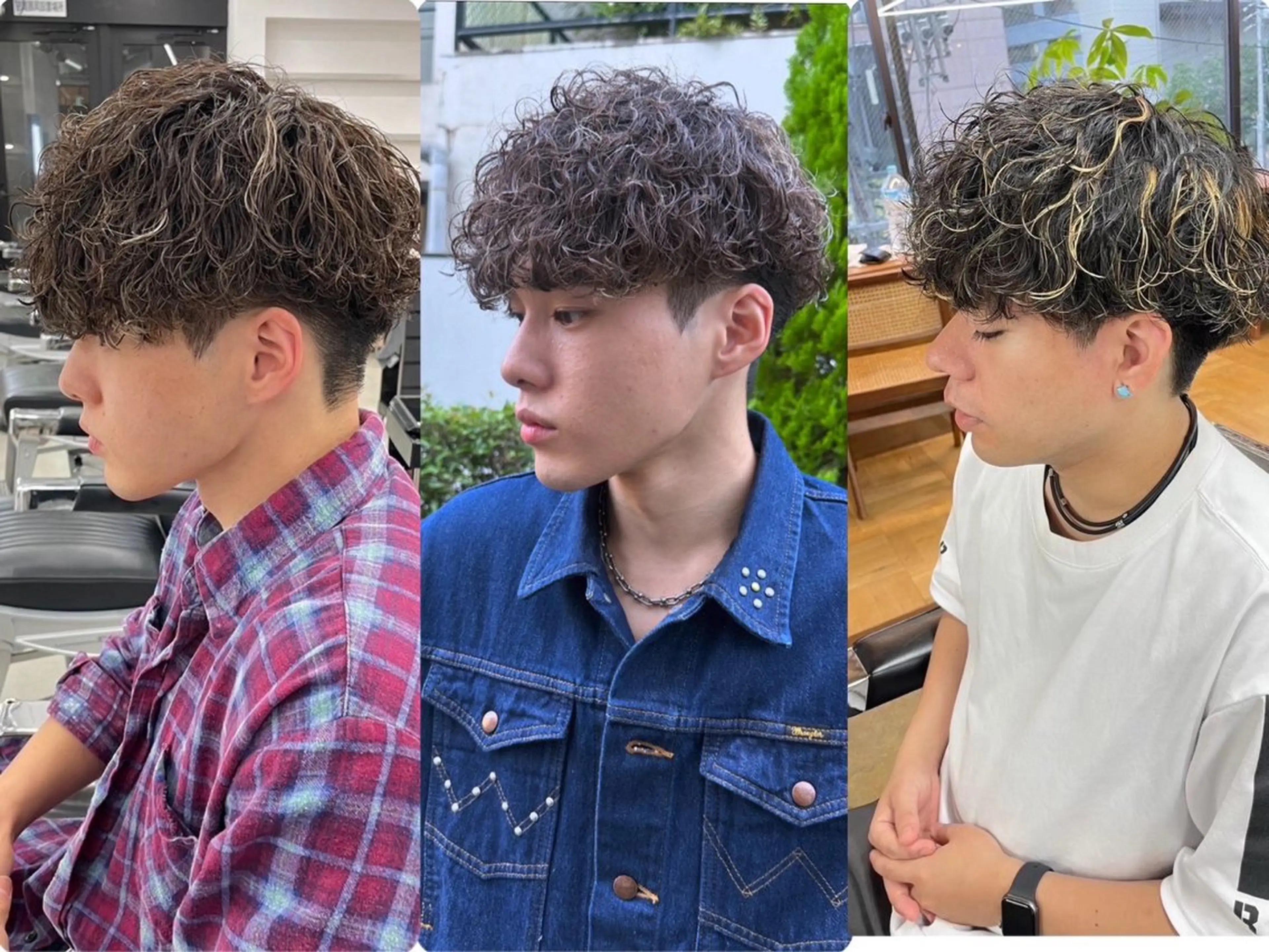 パーマ ヘアカラー 土岐 仁/メンズ専門 パーマ特化美容師のヘアスタイル