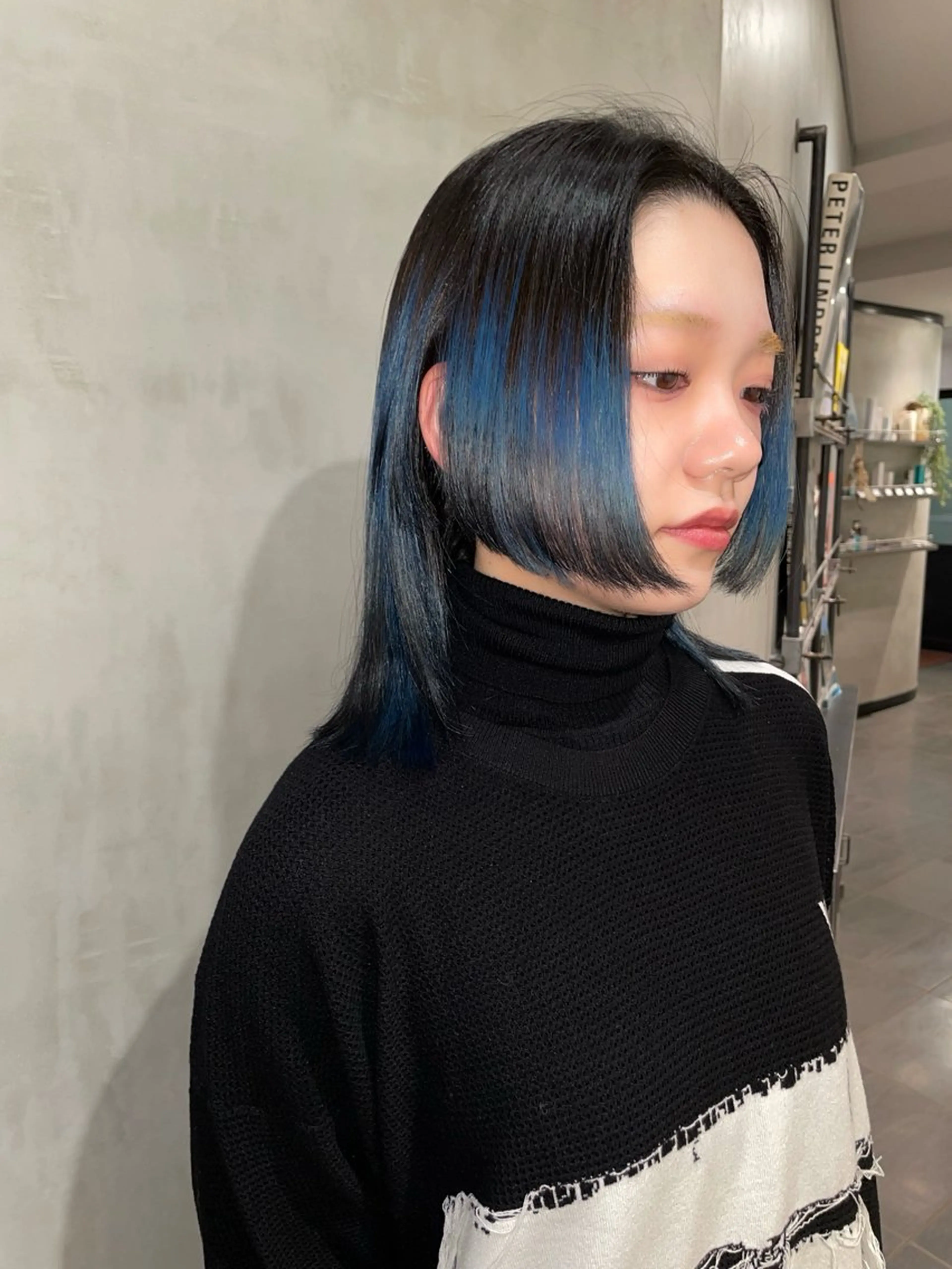ミディアム カラー 髪質改善 トリートメント カット ヘアカラー トリートメント 優 作のヘアスタイル