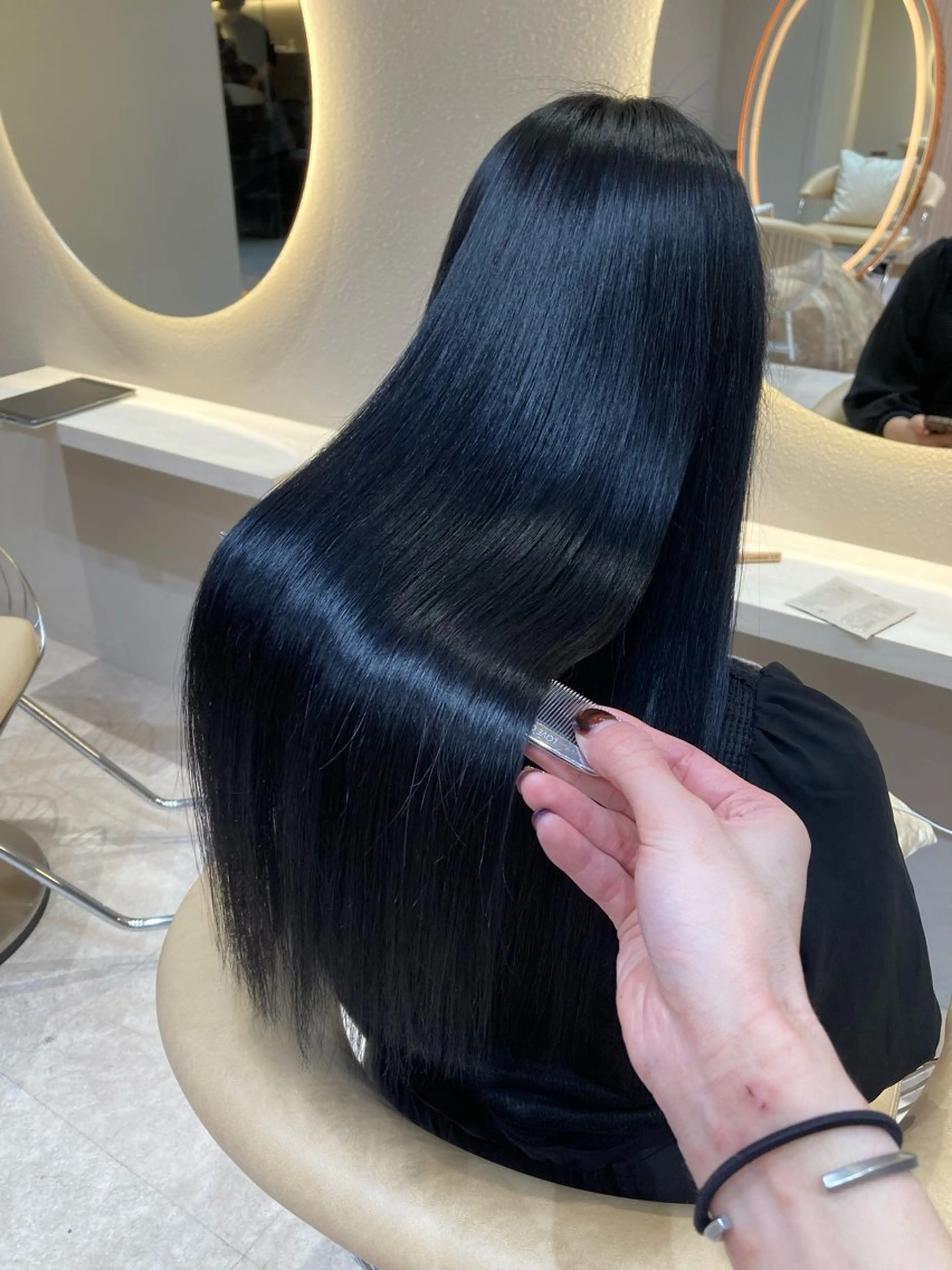 ロング 縮毛矯正 🩵縮毛矯正・ボブ 岩原朋也🩵のヘアスタイル