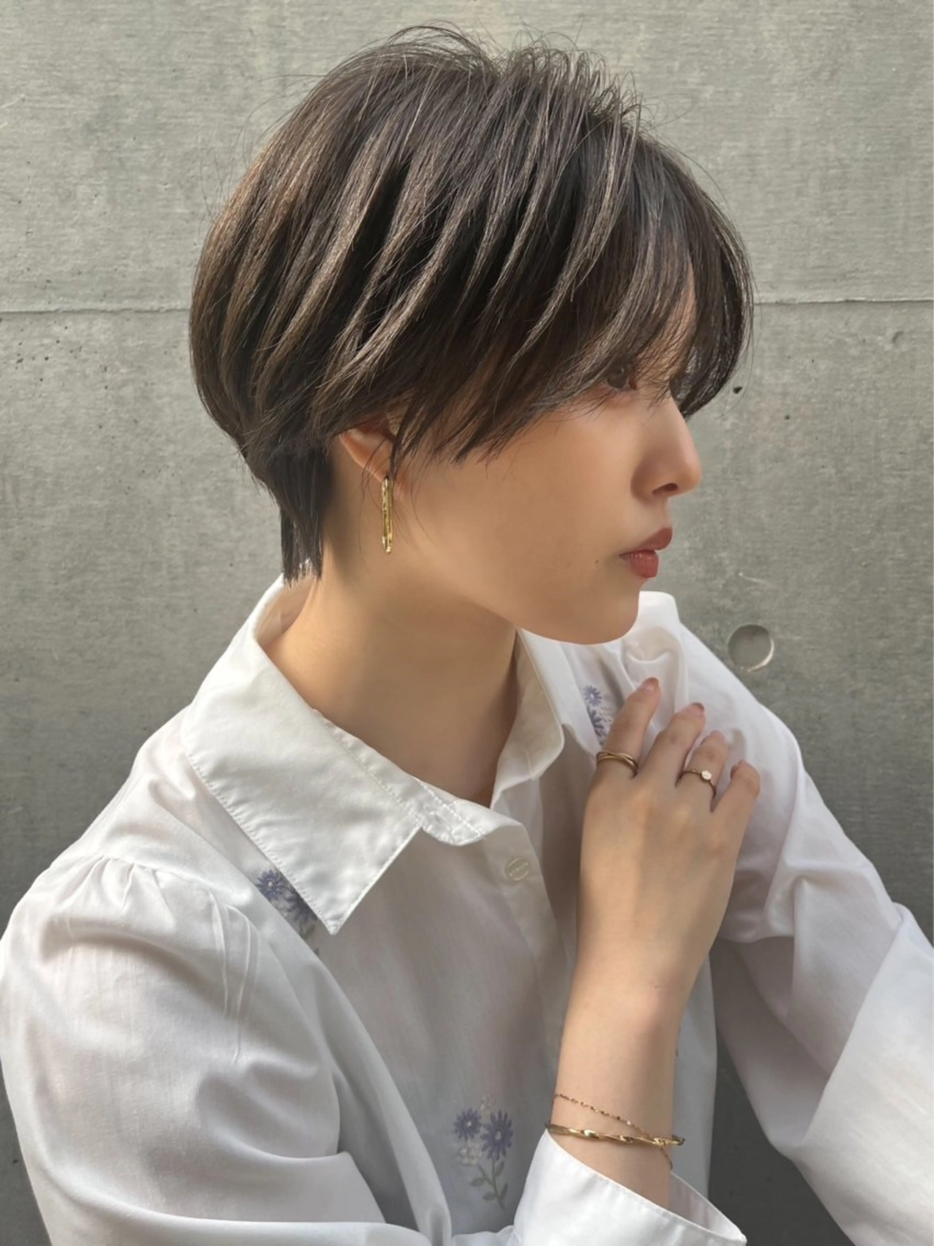 ショート 髪質改善 トリートメント カット トリートメント ヘッドスパ 美髪矯正/酸性ストレ ート/艶カラー/堅田のヘアスタイル