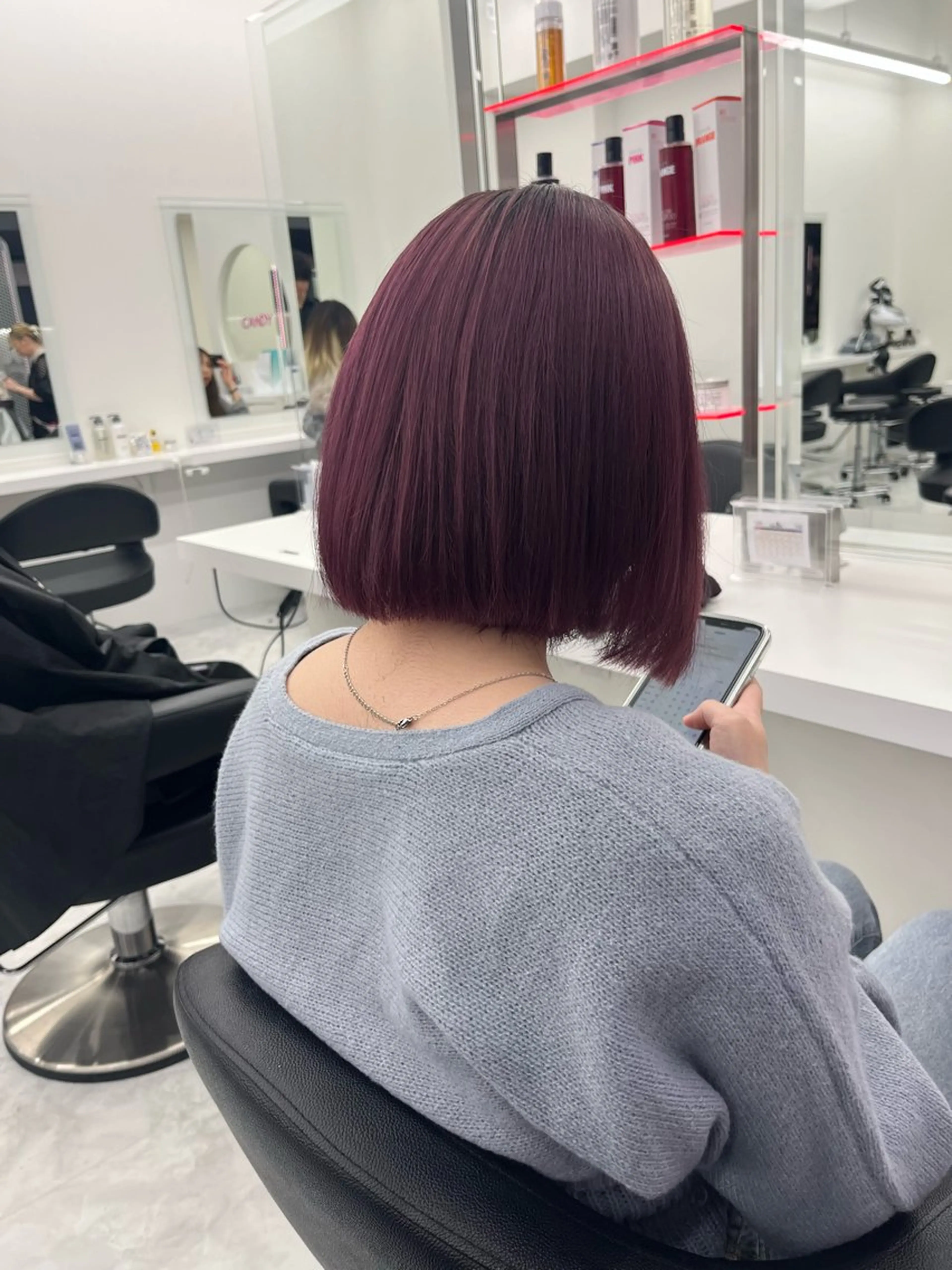セミロング カラー 💖トレンド夏 カラー💖FUTAのヘアスタイル