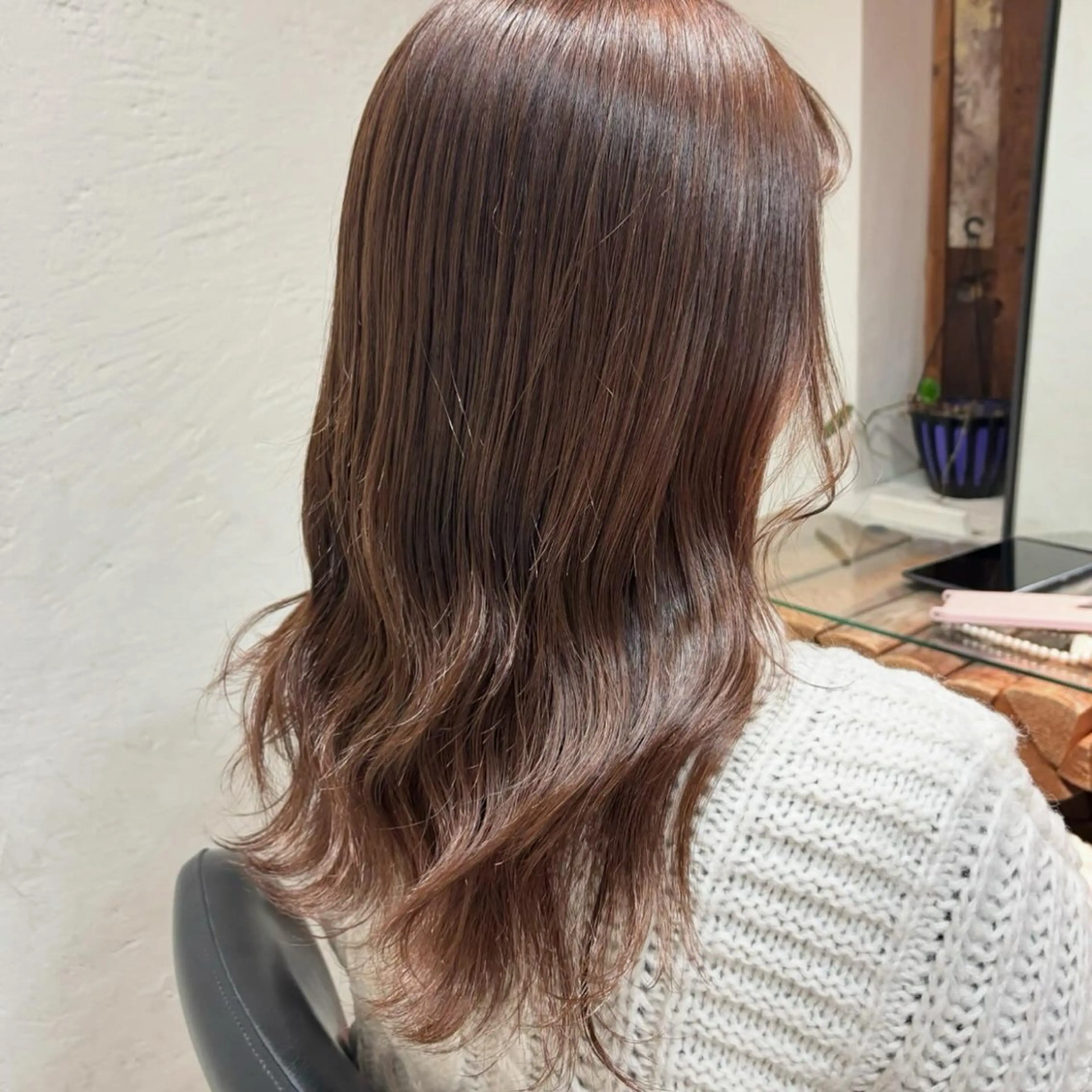 セミロング カラー ⌇透明感color 🧚ᴍᴇɢᴜᴍɪ ⌇のヘアスタイル
