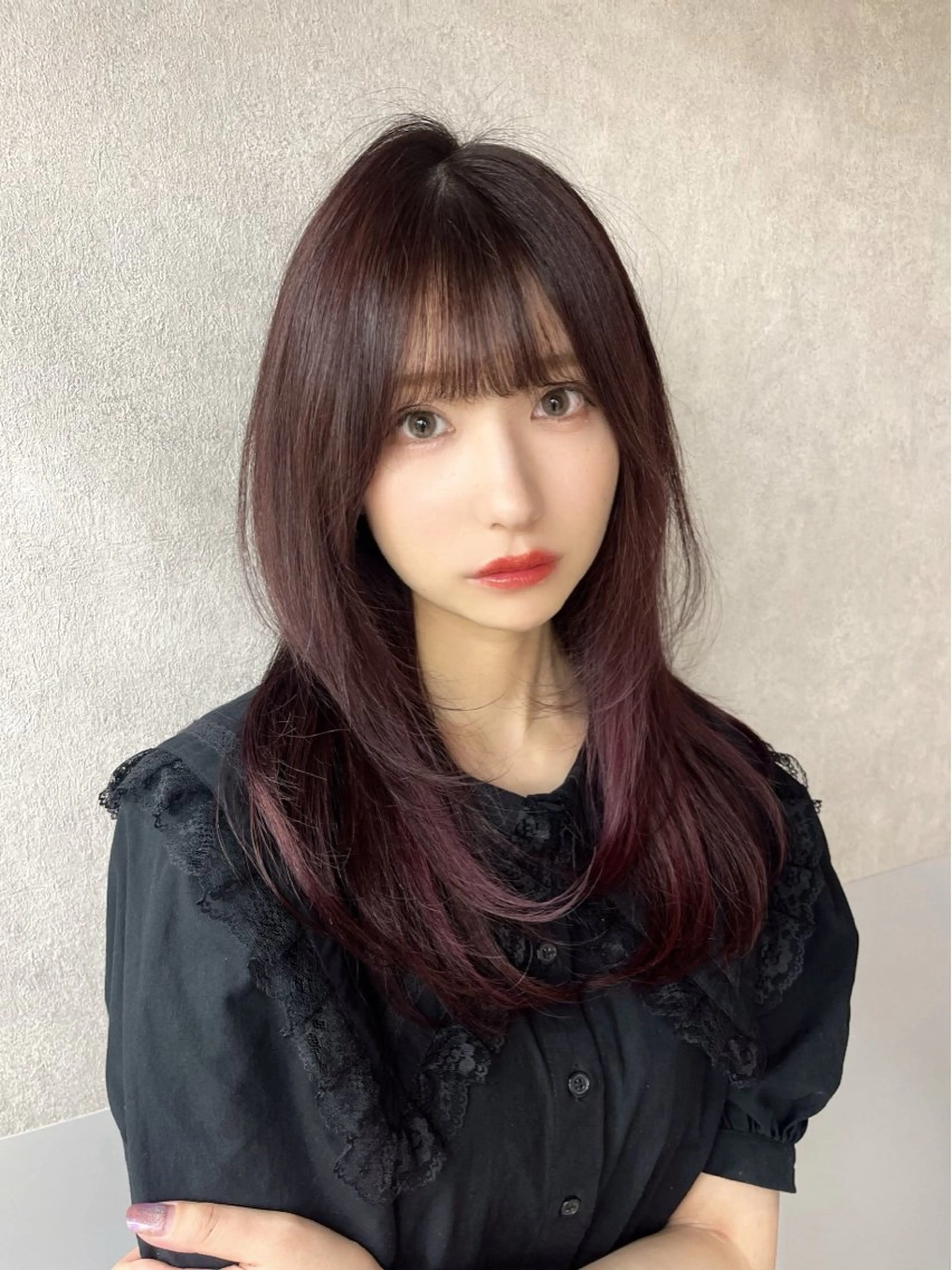 セミロング トリートメント カット トリートメント 韓国🇰🇷レイヤー 透明感/秀瑛🩶のヘアスタイル