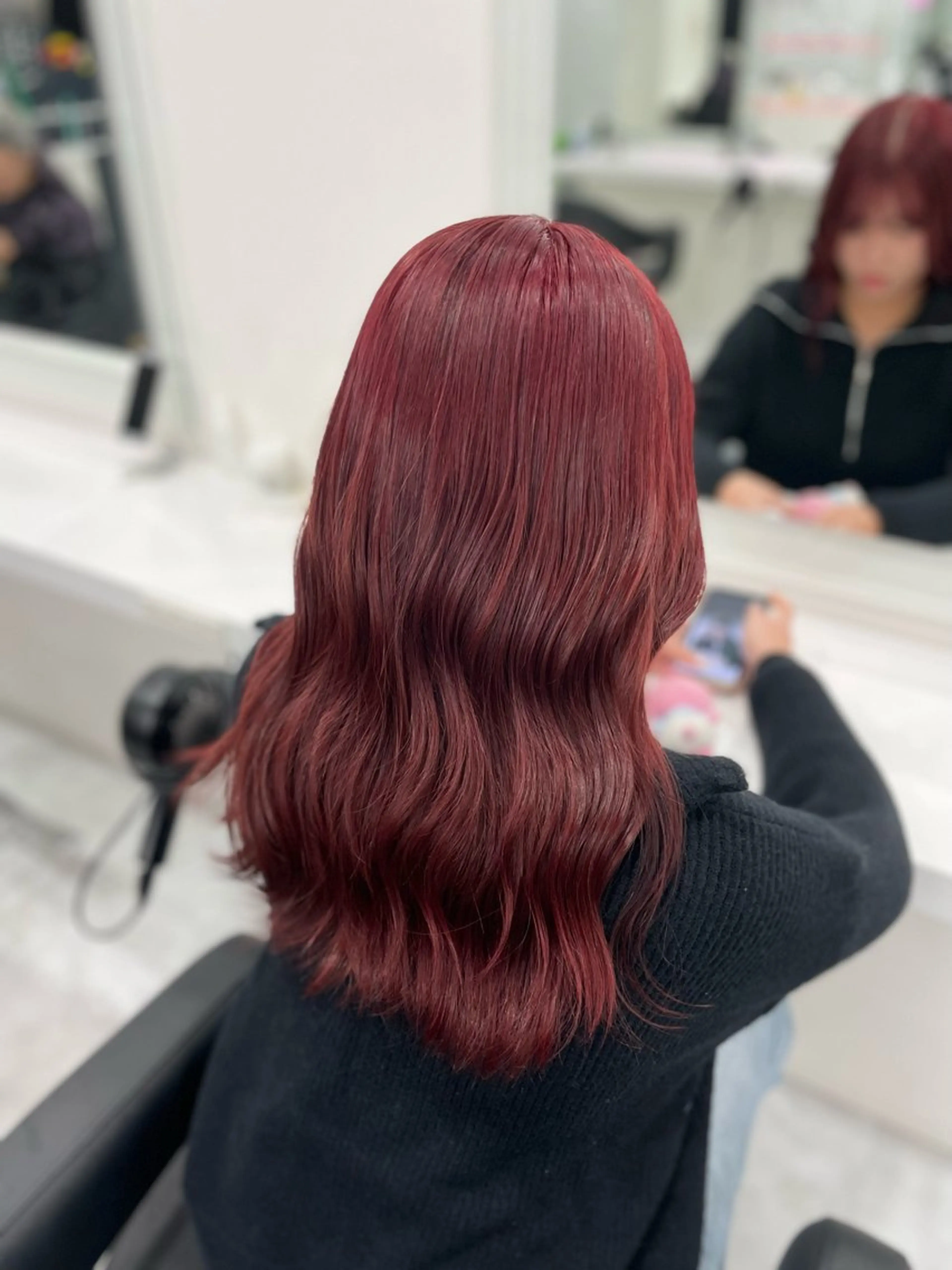 ロング カット ヘアカラー お洒落暖色 🍒AOI🍒のヘアスタイル