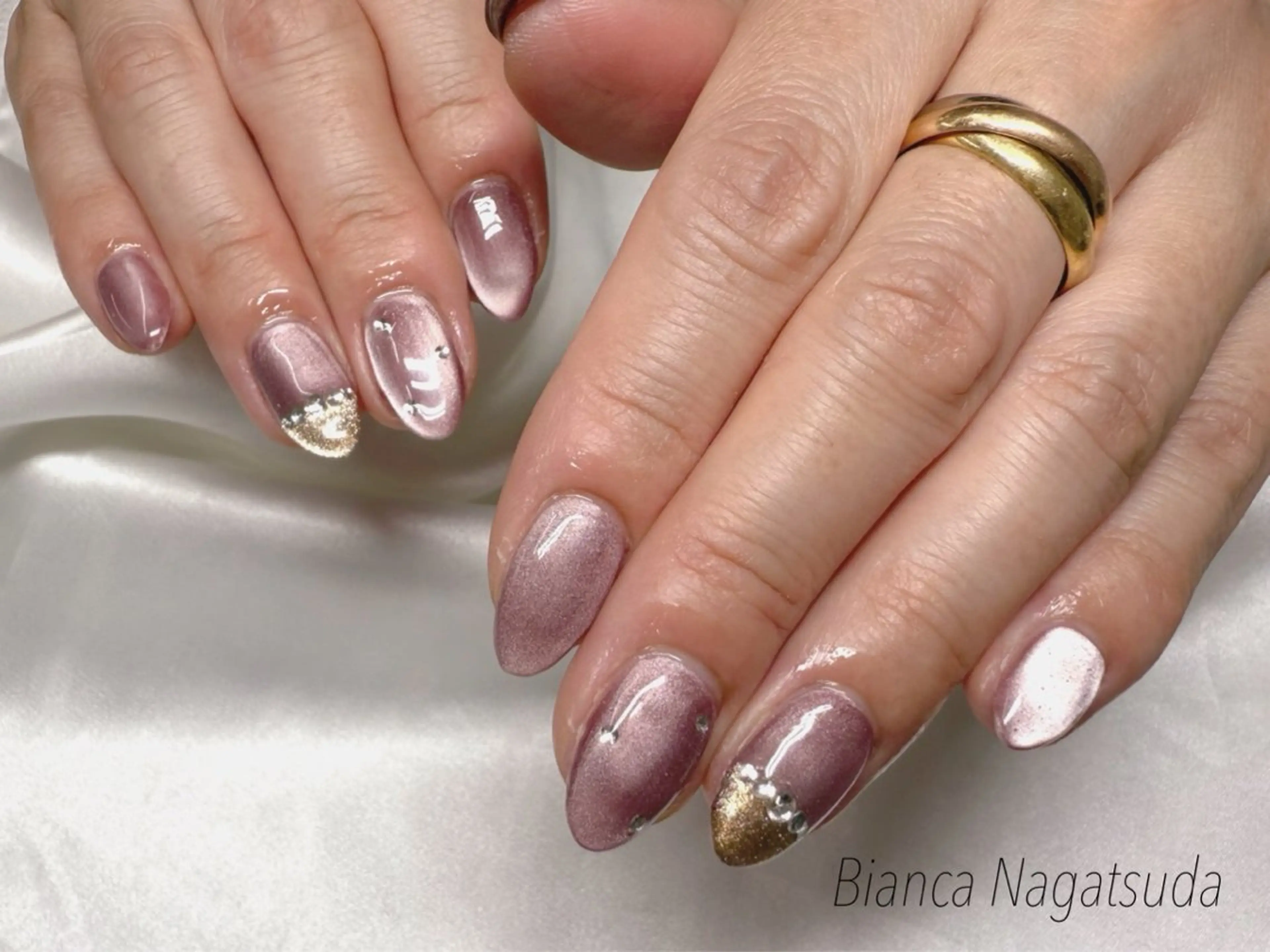 ネイル ハンドネイル Bianca♡ TAKANASHIのネイルデザイン