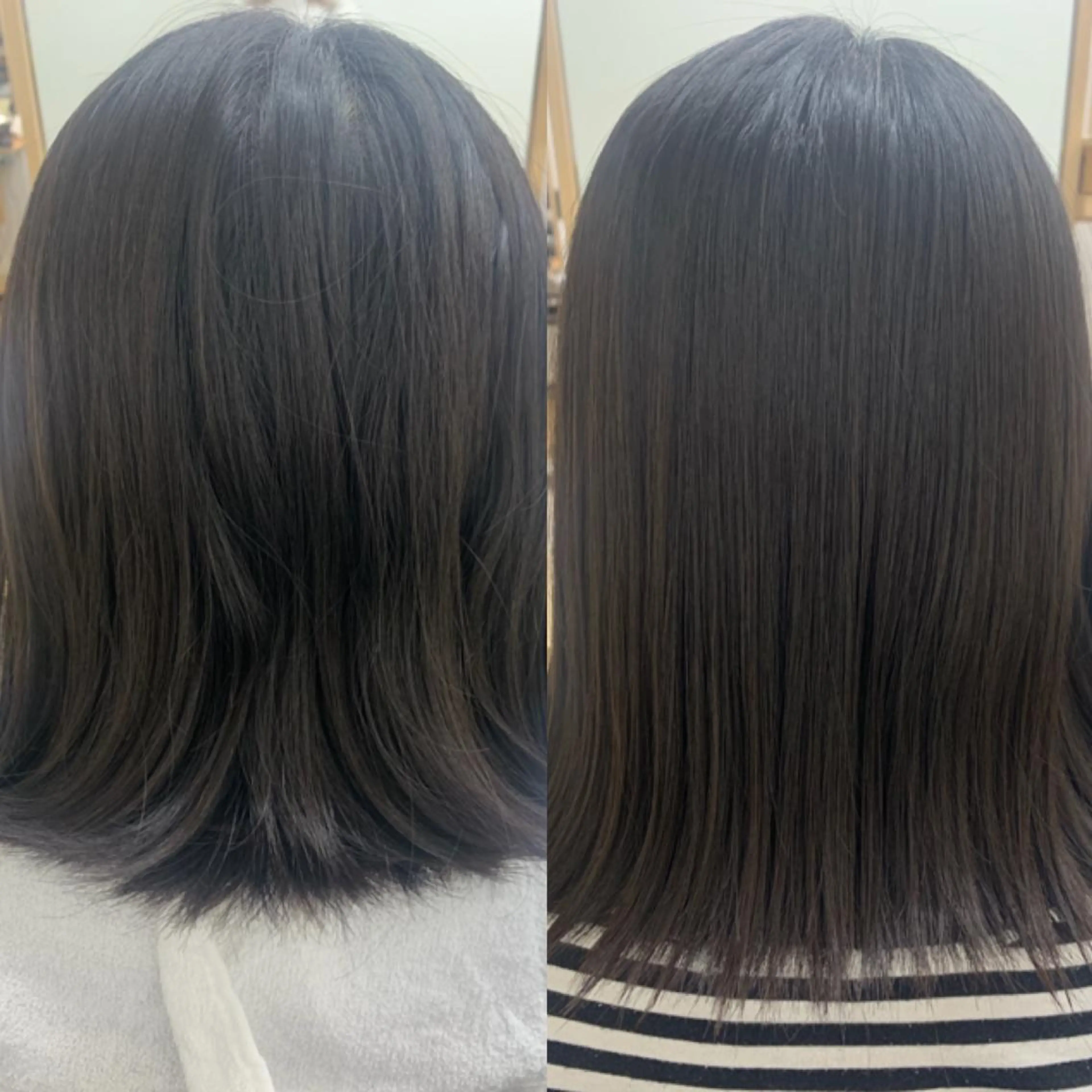 ミディアム 齊藤 来美のヘアスタイル