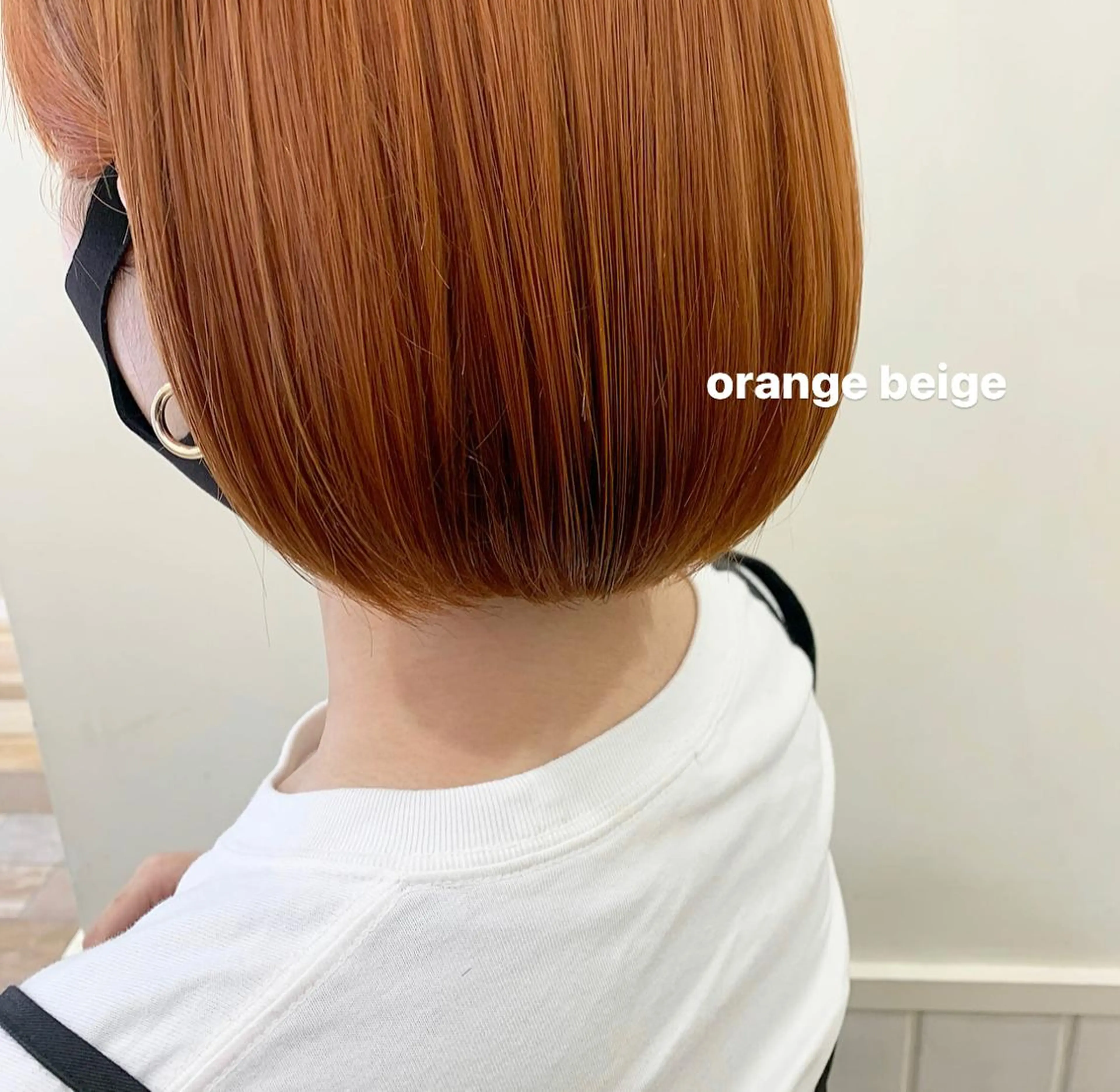 ショート カラー ブリーチ オレンジ ヘアカラー 🎀ワンホンhair 🎀マリノのヘアスタイル