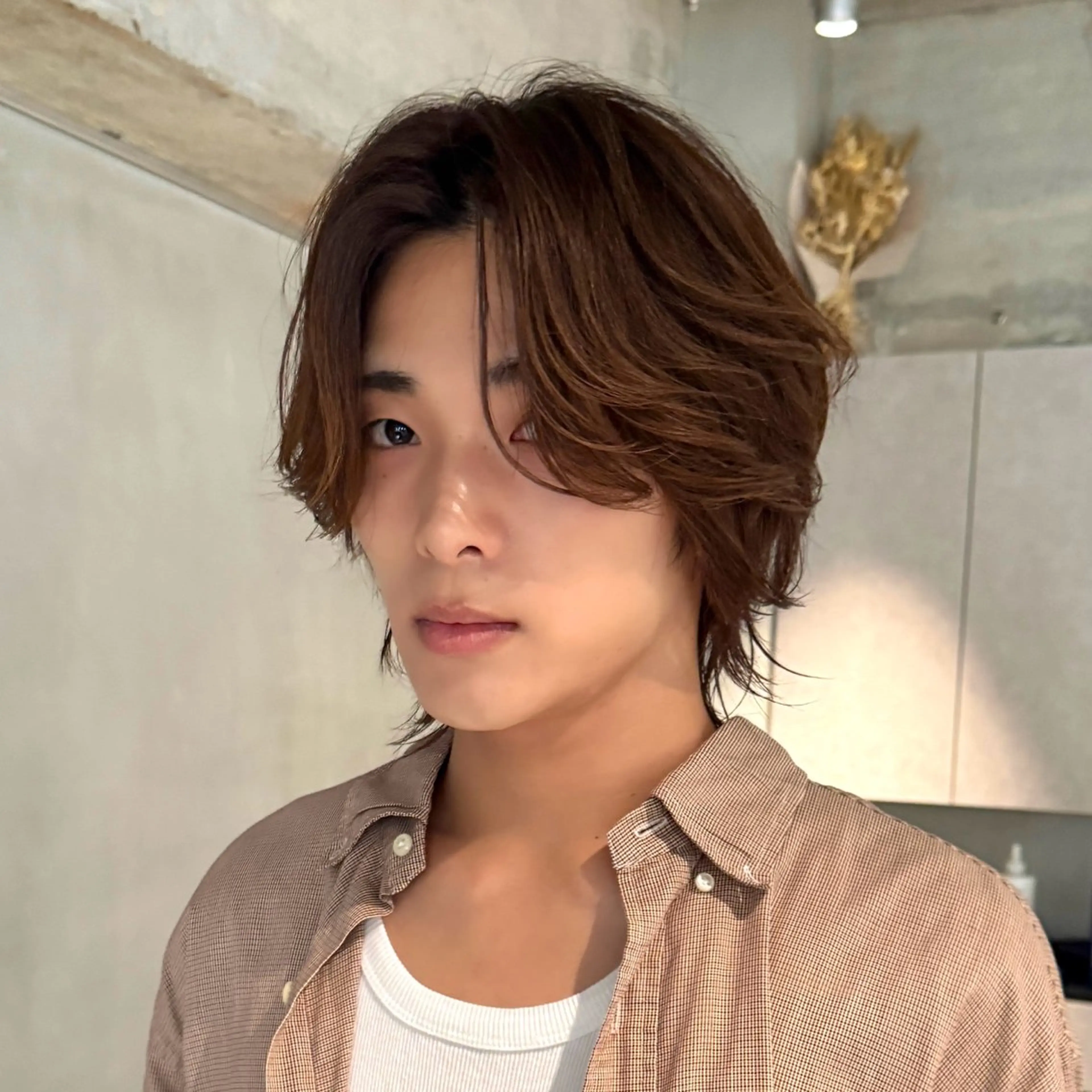 men's cut✂️＋permの写真