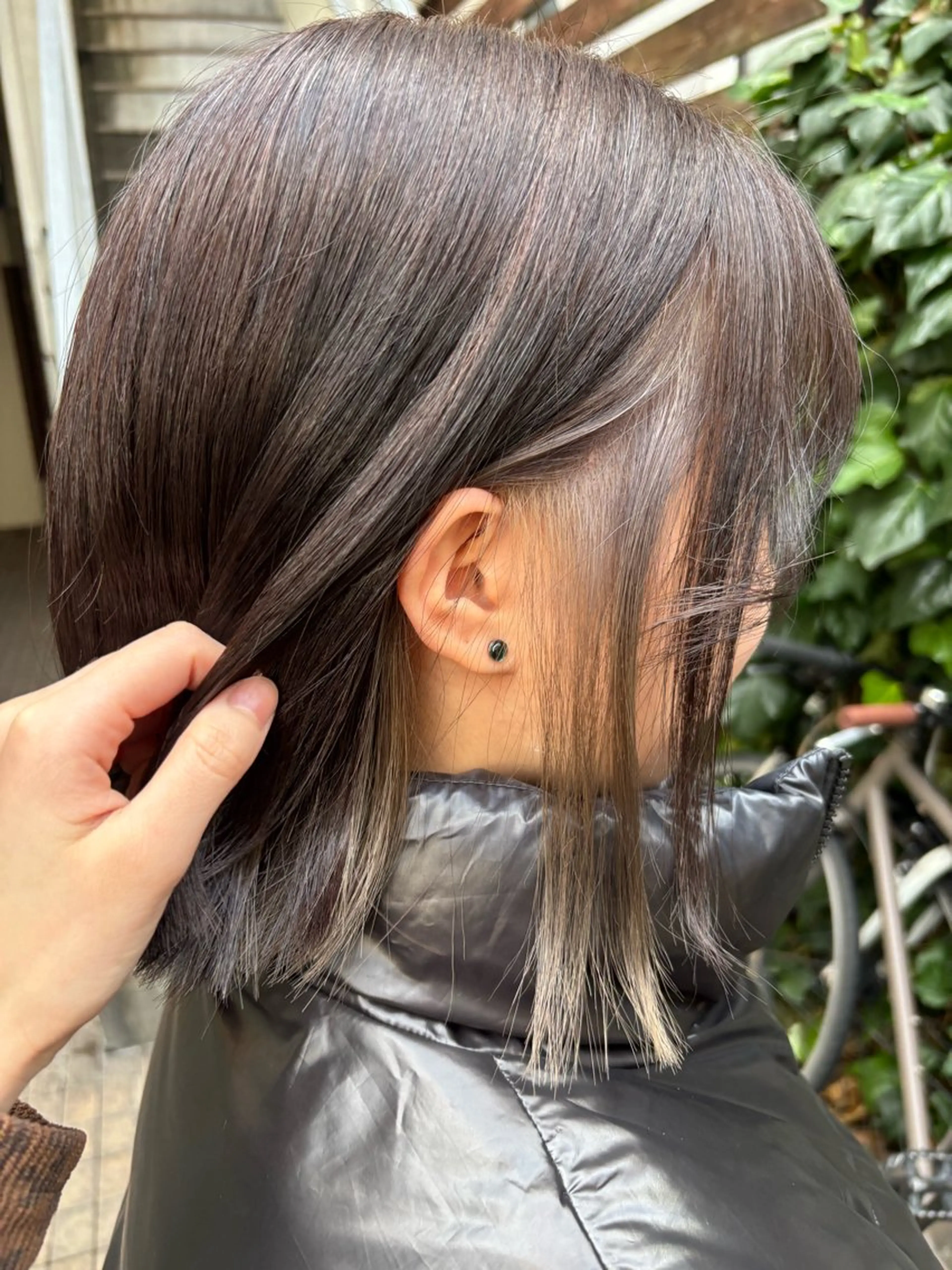 カラー 🤍Nozomi/ オリーブカラー🌿のヘアスタイル