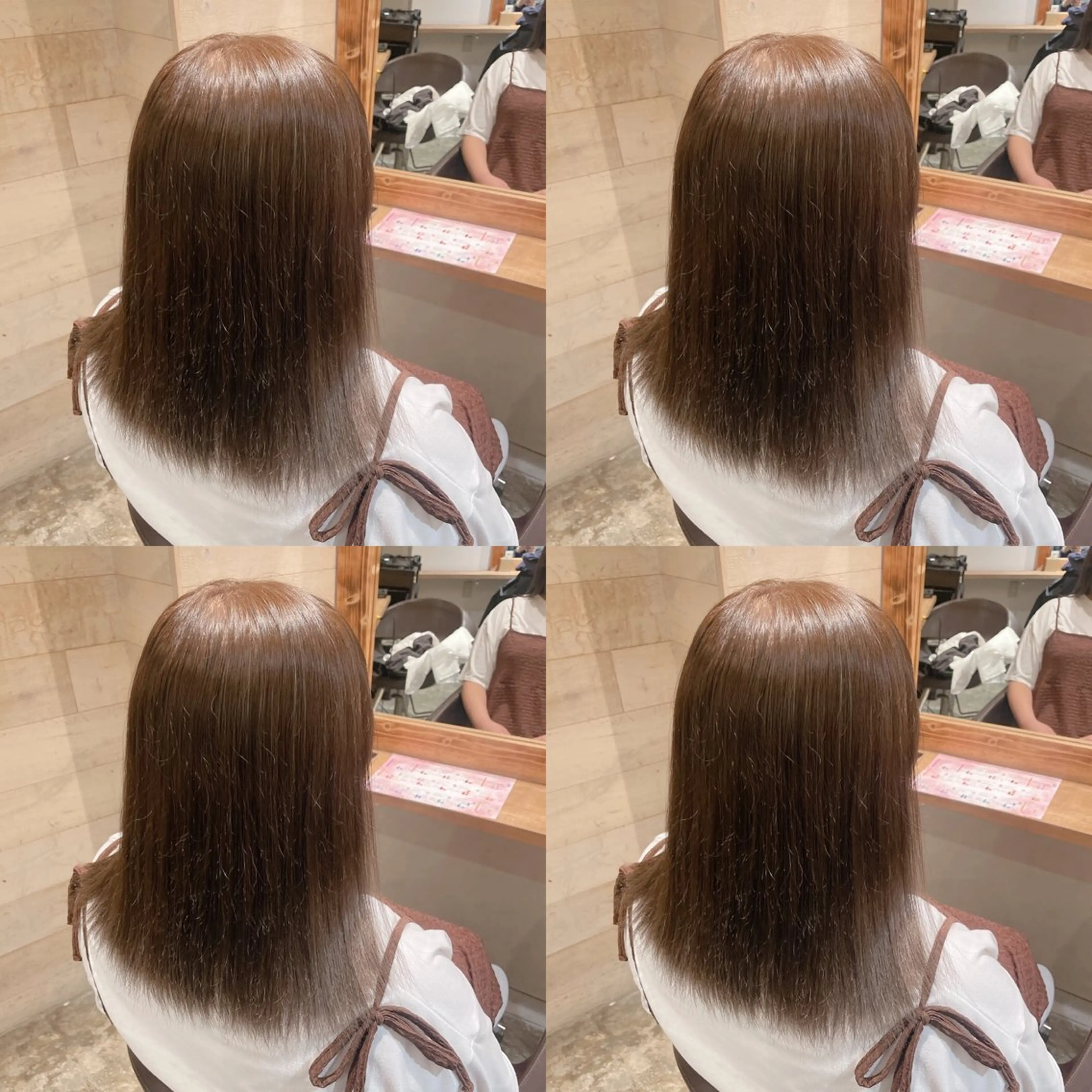 ミディアム カラー 艶カラー🦋髪質改善 🫧MINAMIのヘアスタイル