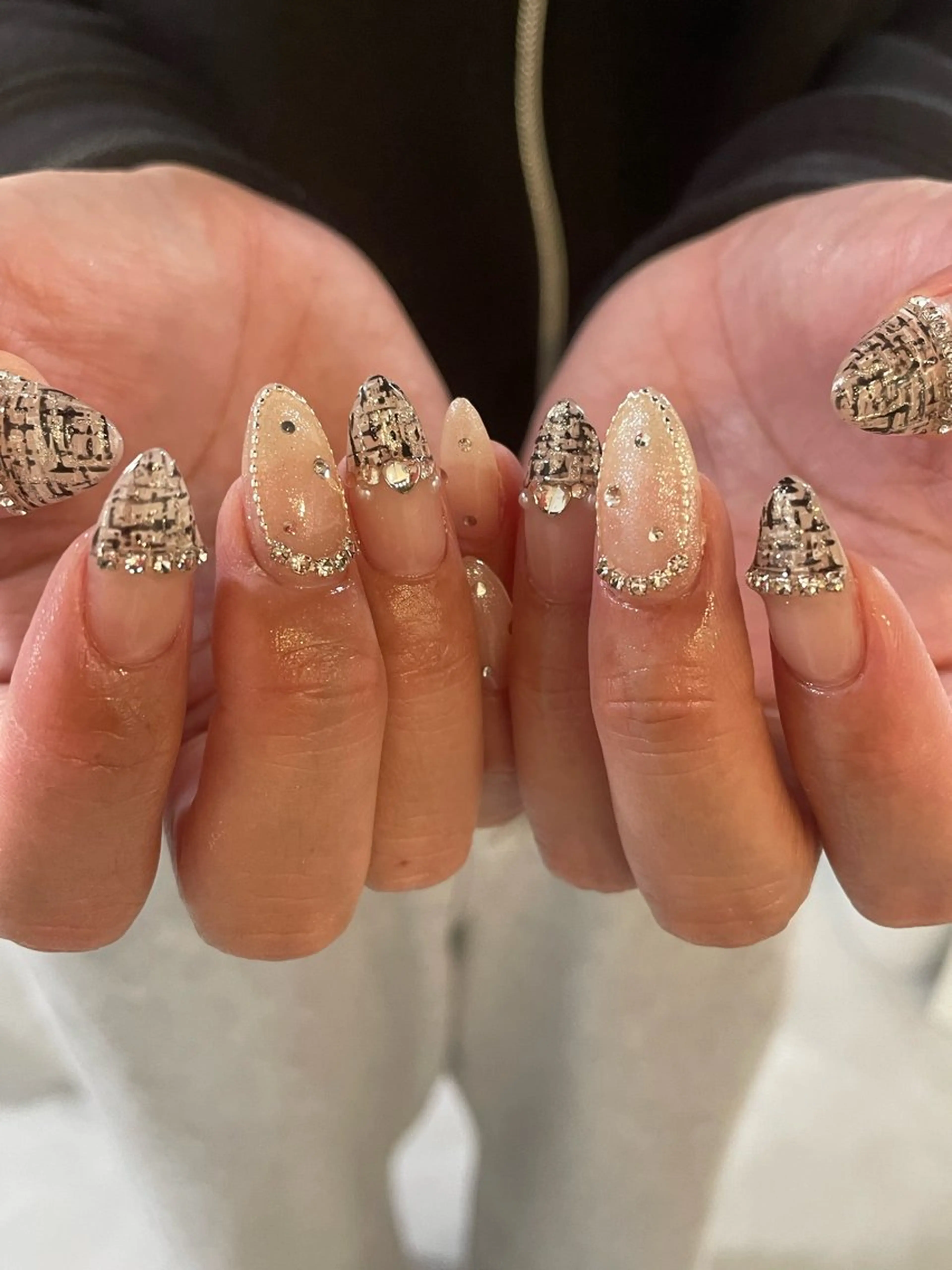 セミロング ハンドネイル LBnail.sae /おえかきネイルのネイルデザイン