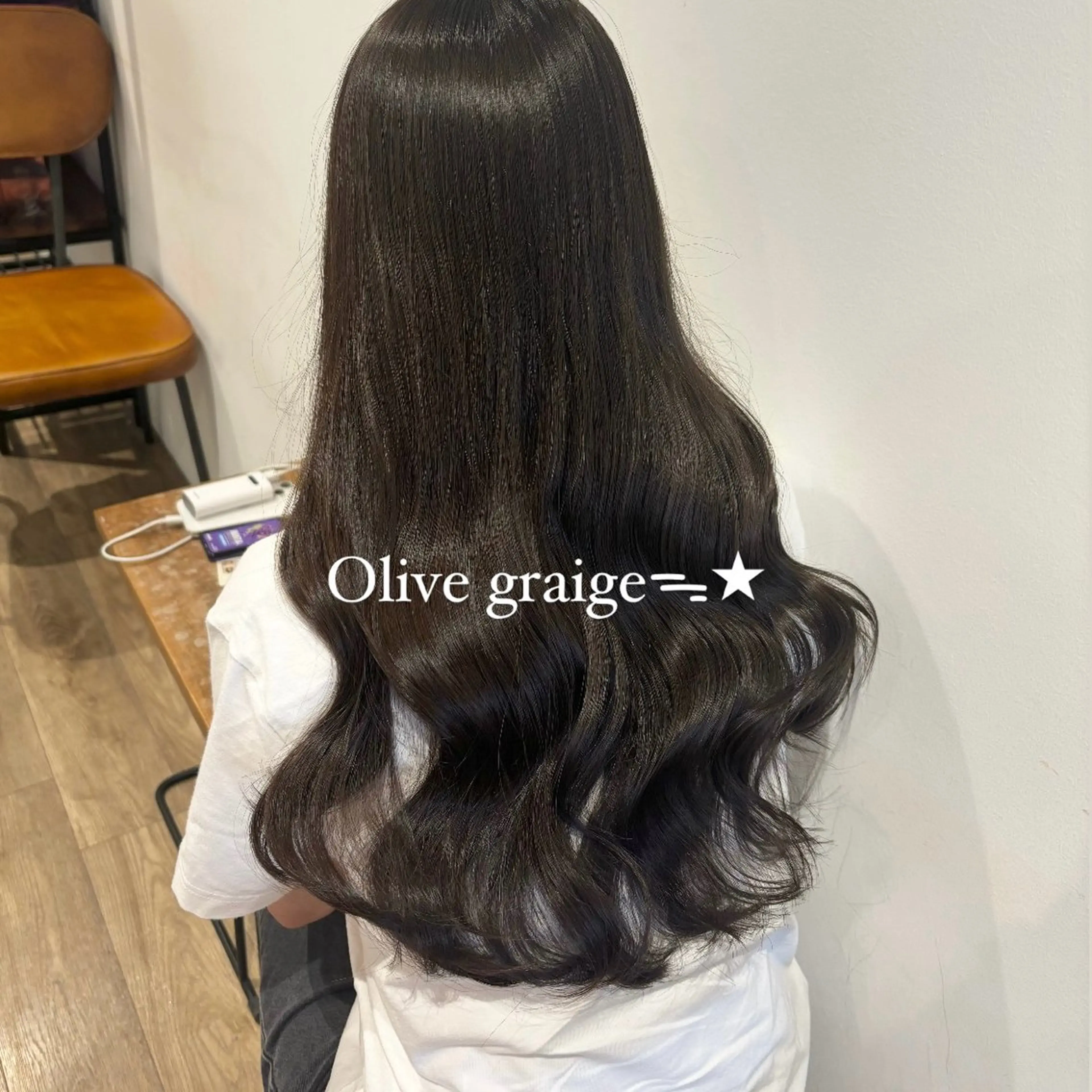 ロング カラー カット ヘアカラー miku୨୧˖* 透明感モテカラーのヘアスタイル