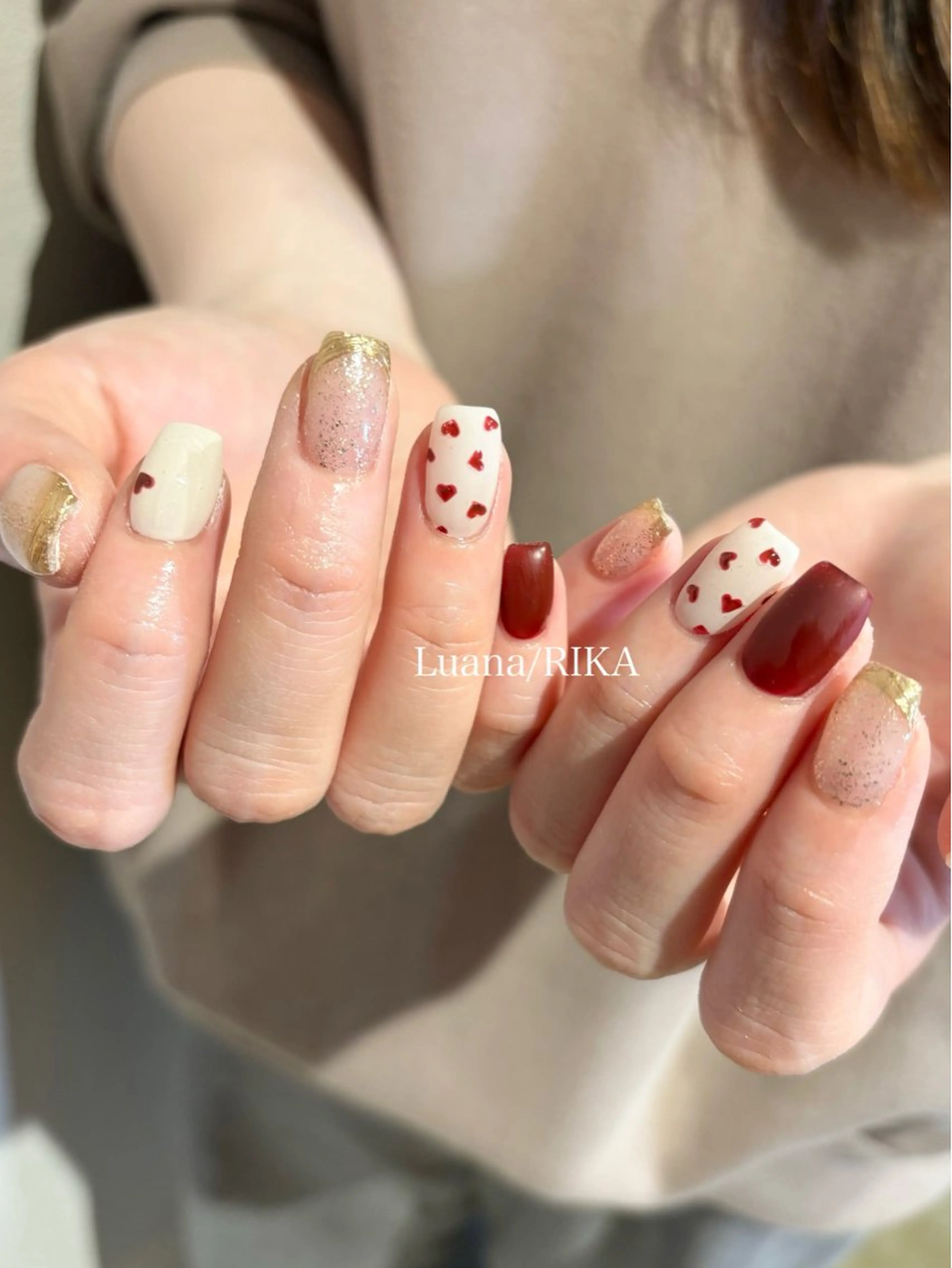 ネイル ハンドネイル Nail Salon Luana Rikaのネイルデザイン