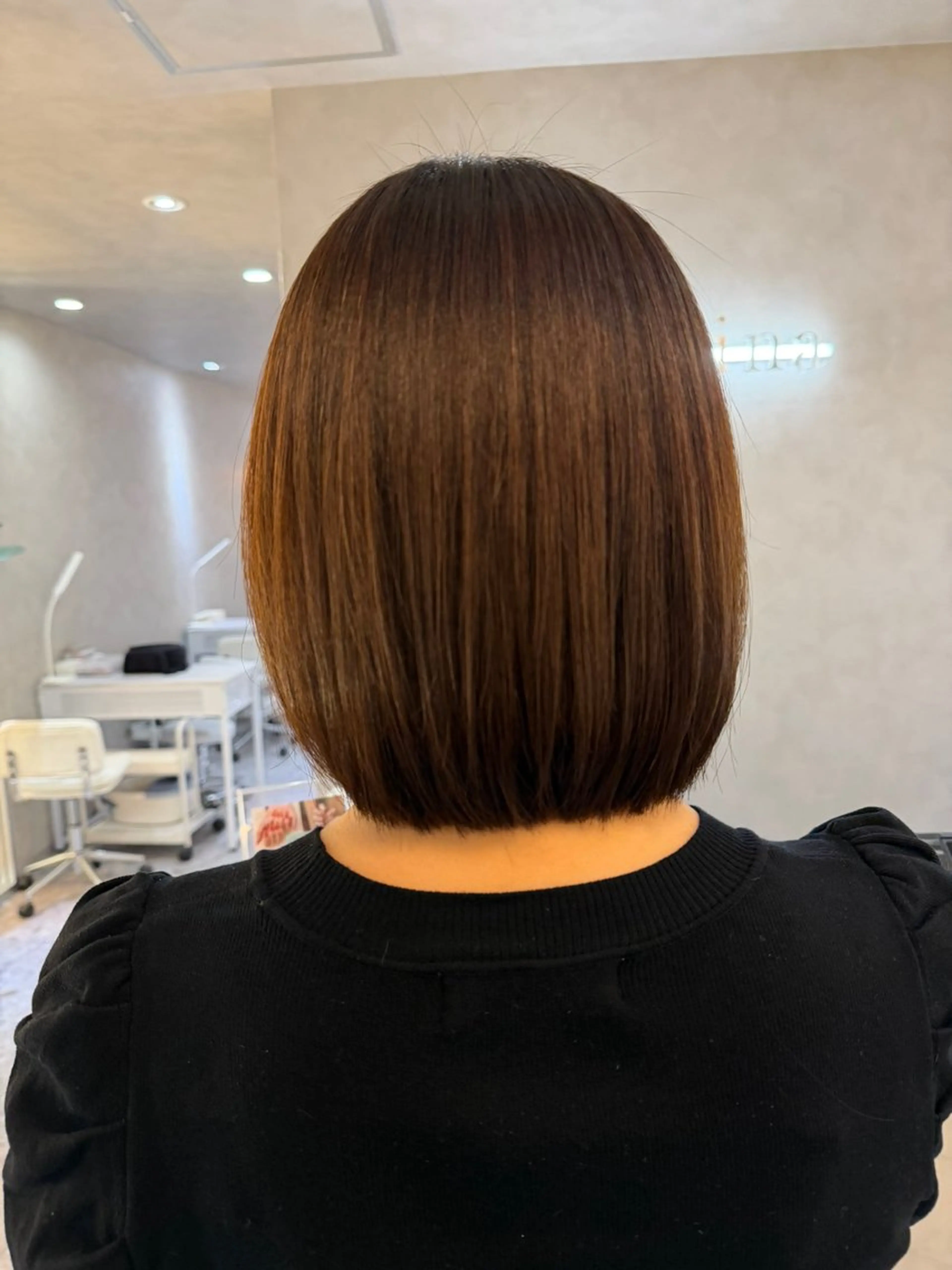 ミディアム カット 縮毛矯正 トリートメント 🎀髪質改善/艶髪/ 艶カラー🎀浅田涼風のヘアスタイル