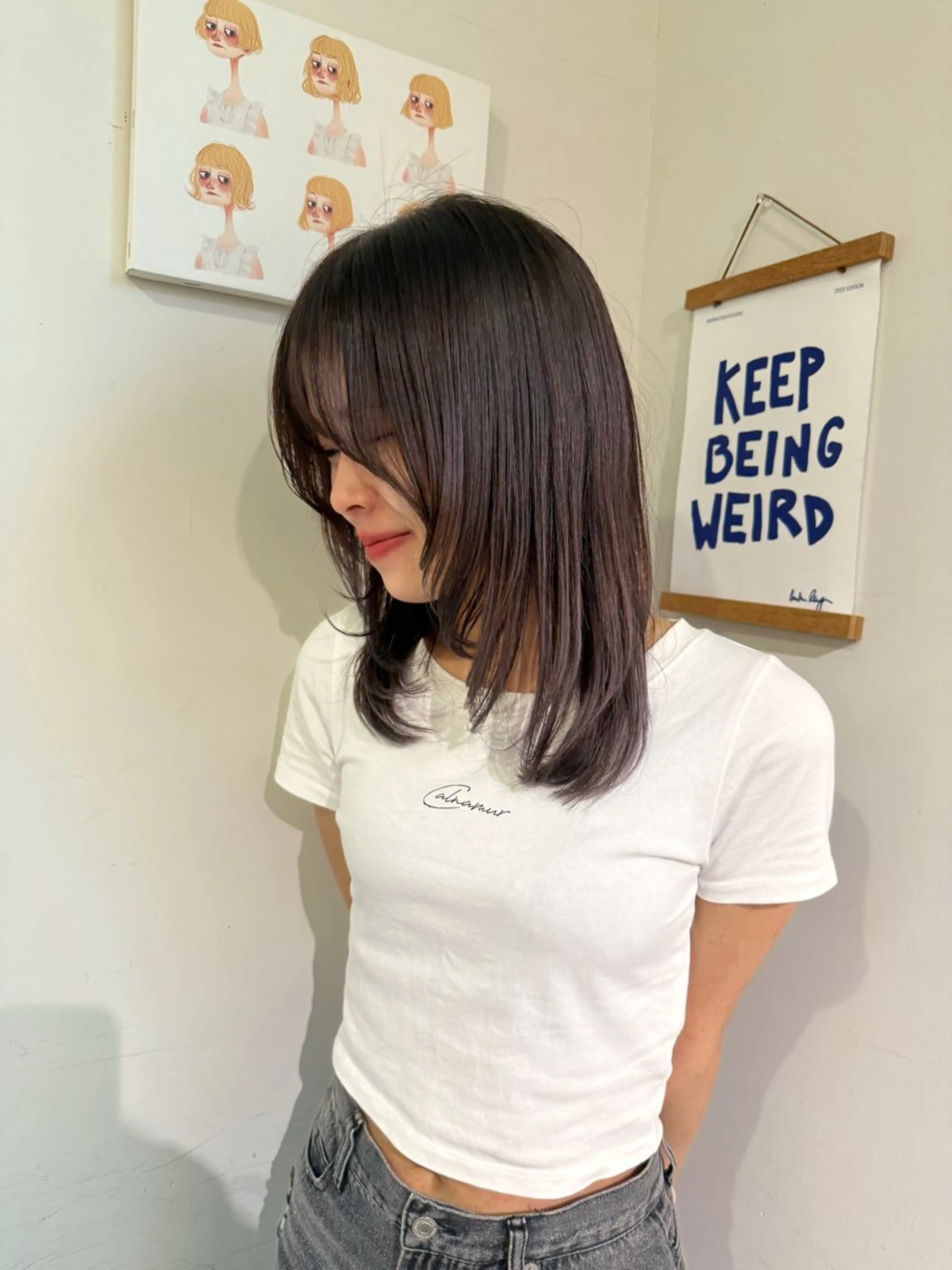 ミディアム ヘアカラー yuzu / tsunaguのヘアスタイル