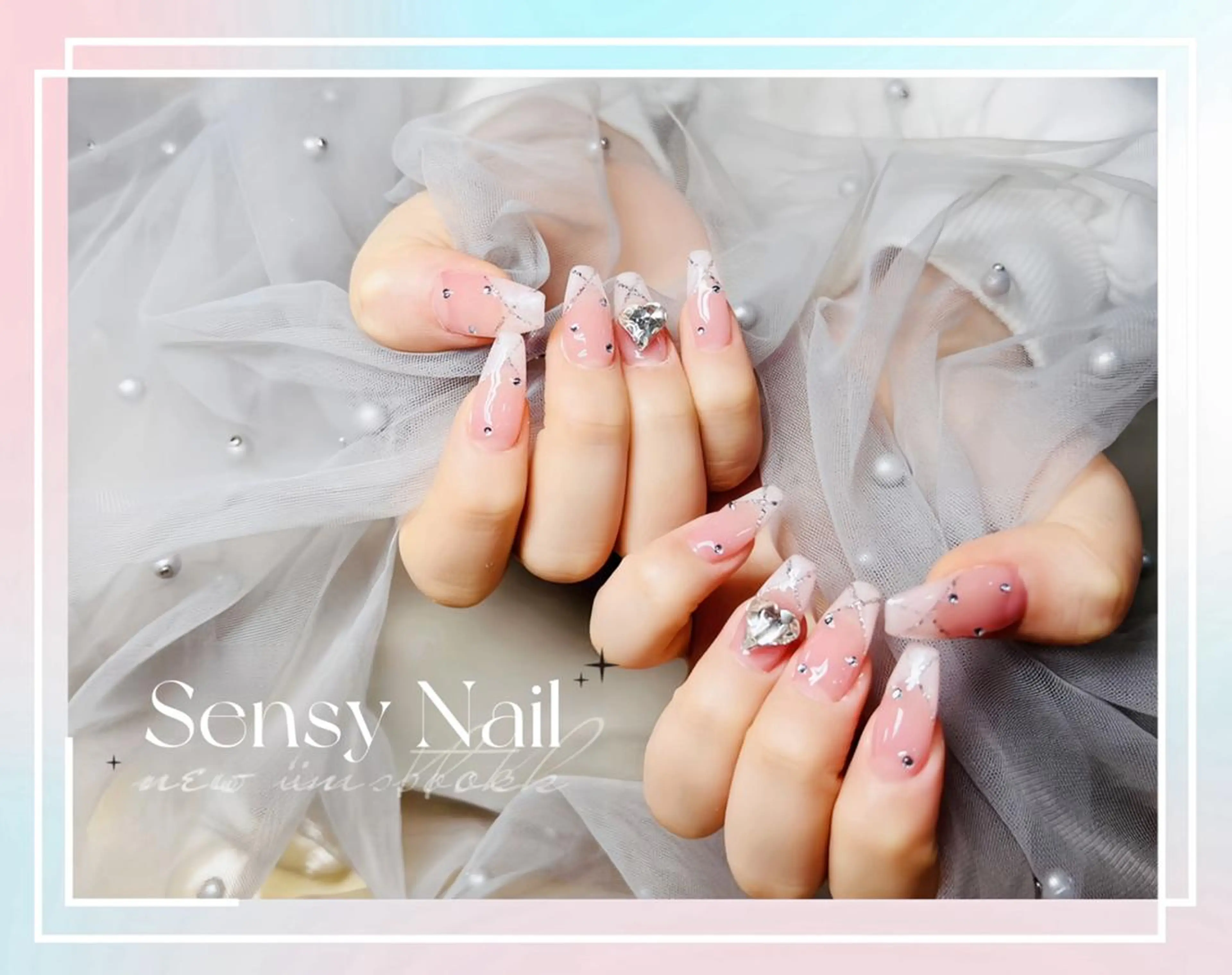ネイル アートネイル チークネイル ジェルネイル ソフトジェル ハンドネイル ハンドケア Sensy ネイル専門店のネイルデザイン