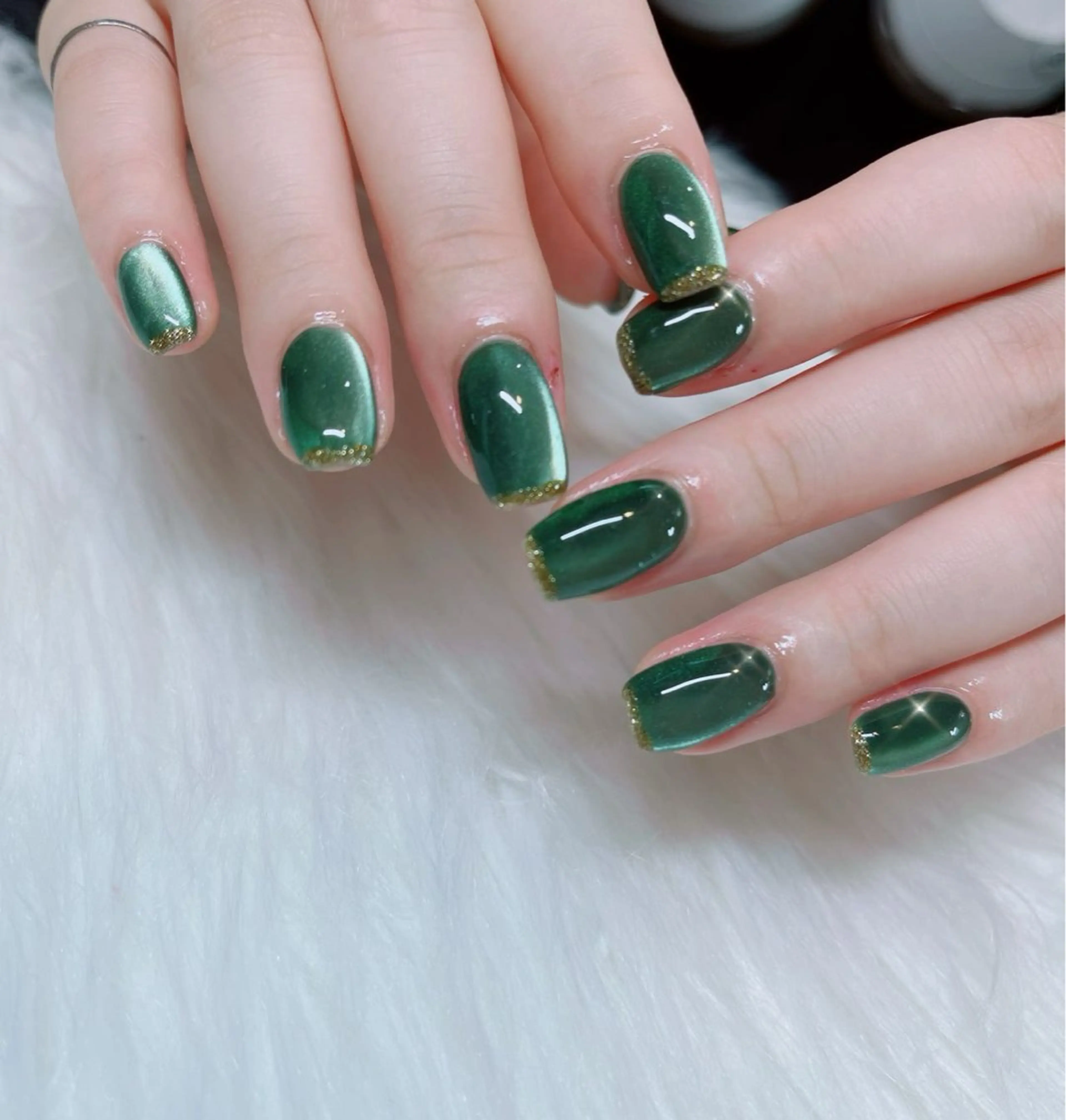 【INS話題NO.1】🎀マグネットベース色➕先端フレンチ7000￥🎀新店舗OPEN割引300円､ソフトジェルオフ無料の写真