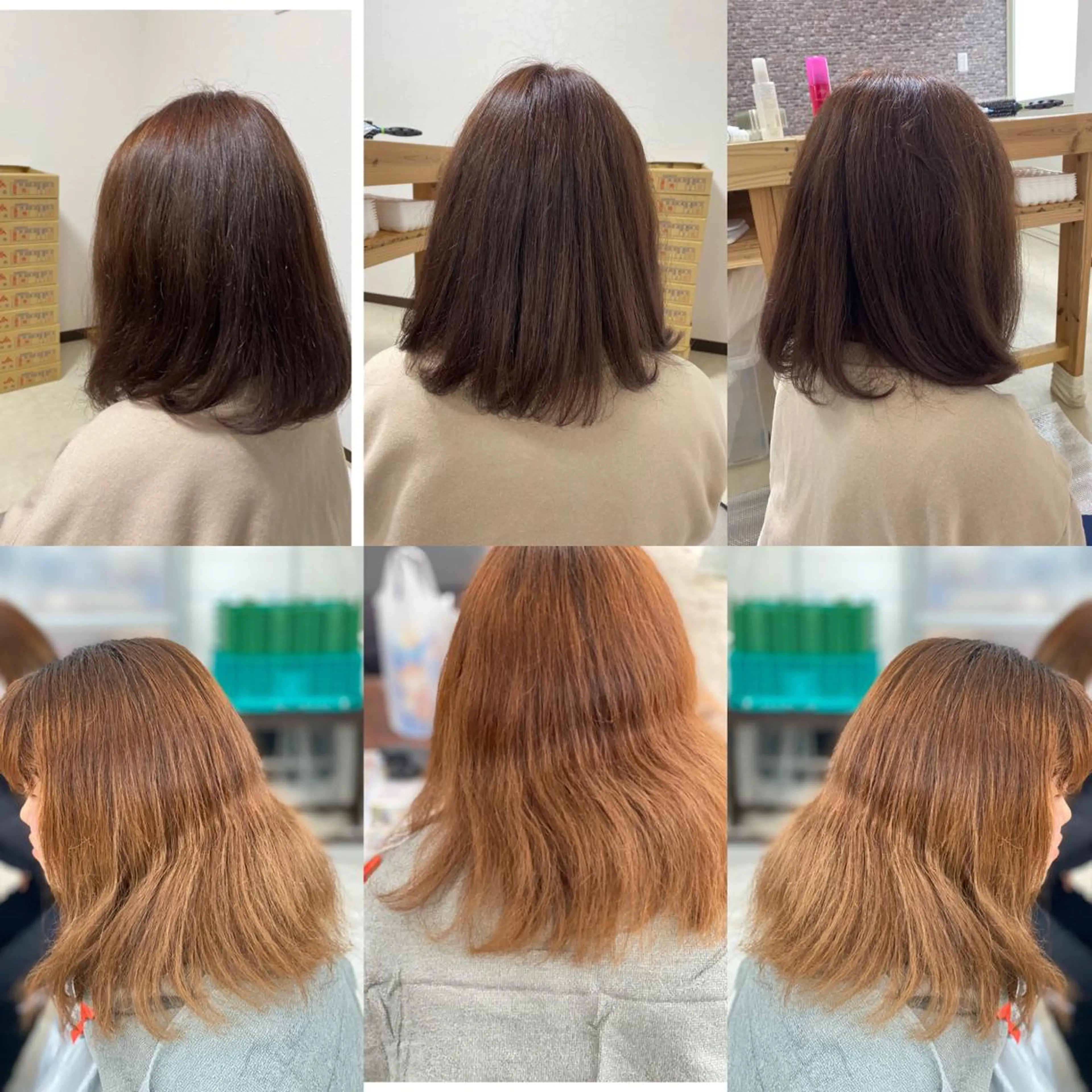 ミディアム カット ヘアカラー トリートメント 〒hair snick （ヘアースニック）所属・吉原 頌平のヘアスタイル