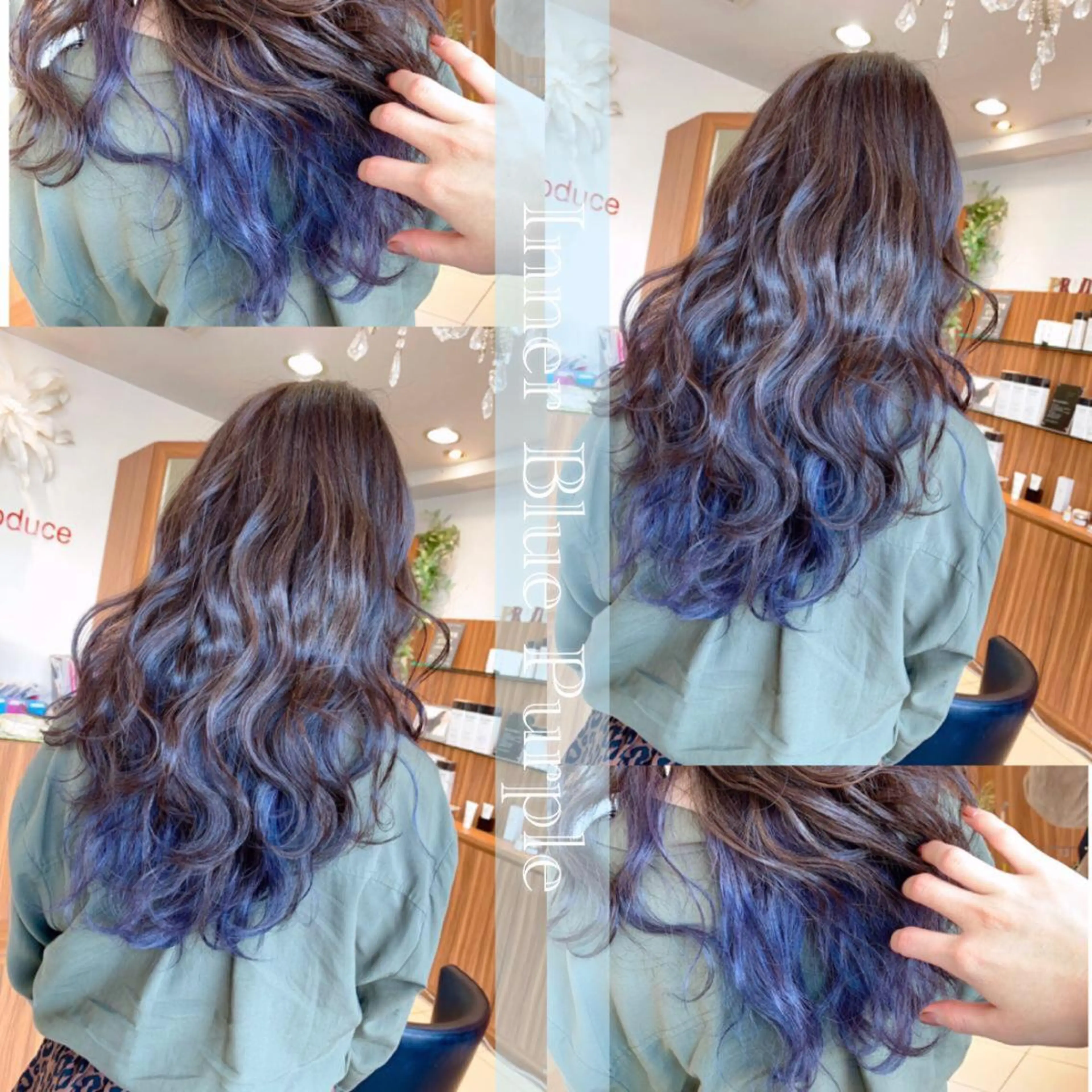 ロング カラー 白髪ぼかし￤中央林間 ￤柳川拓哉のヘアスタイル