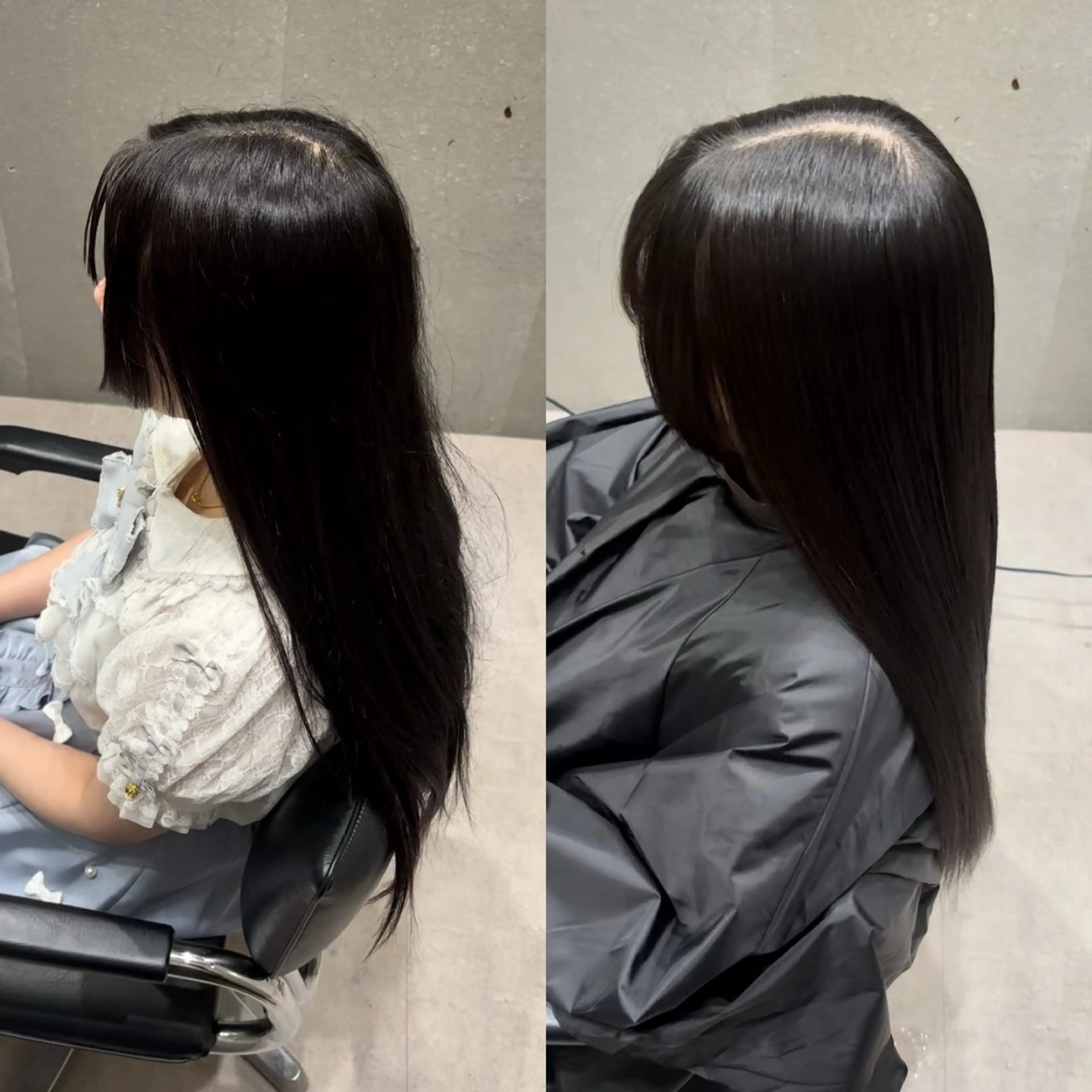 セミロング 髪質改善 トリートメント トリートメント ヘッドスパ GOTODAY  SHAiRE SALON　新宿Aura店所属・髪質改善ヘアケア 艶髪特化/上田のヘアスタイル