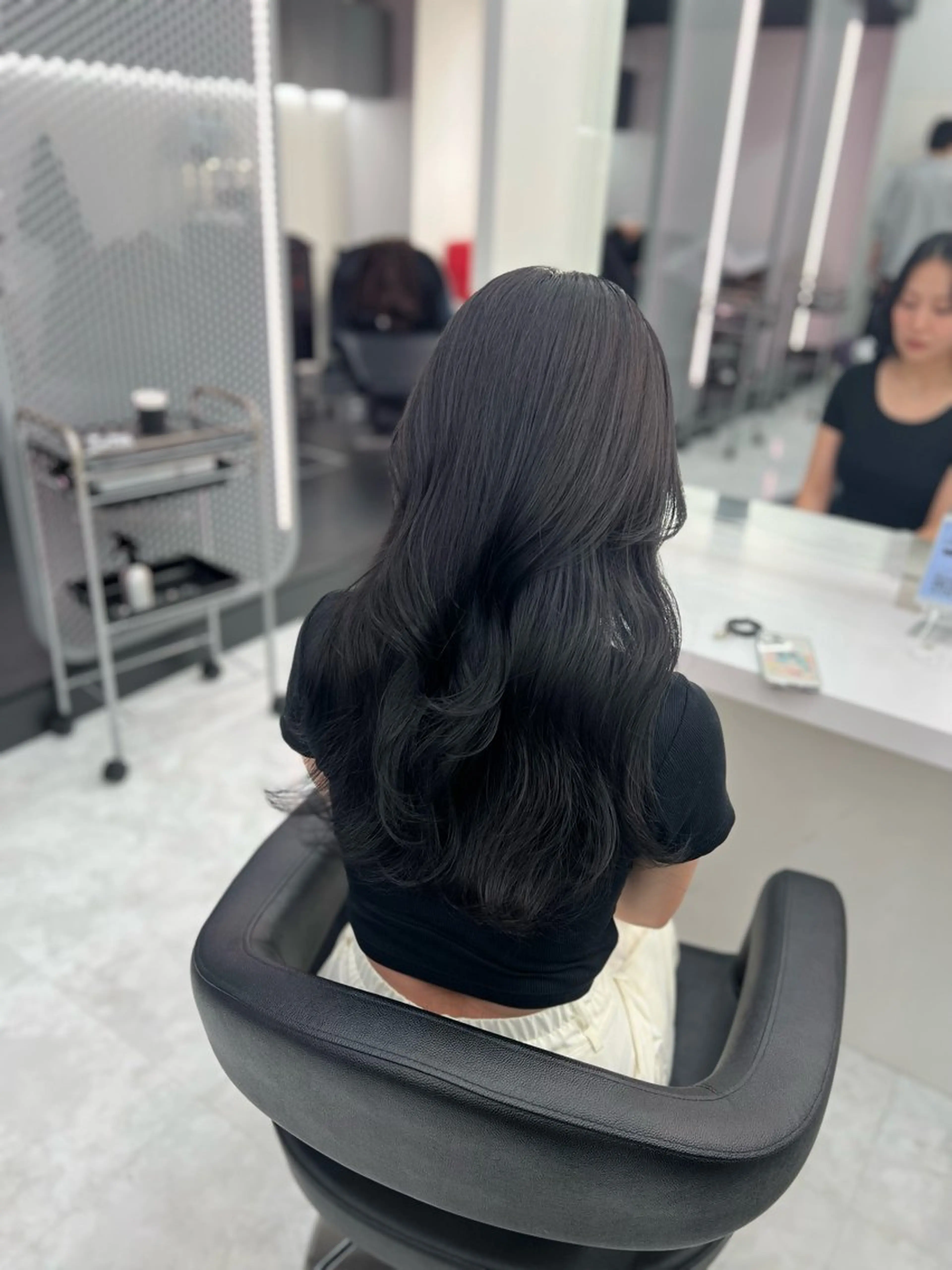 セミロング カラー ヘアアレンジ ヘアカラー トリートメント ヘッドスパ ヘアセット 🫧暗髪/ハイトーン 🫧RYUTA🫧のヘアスタイル