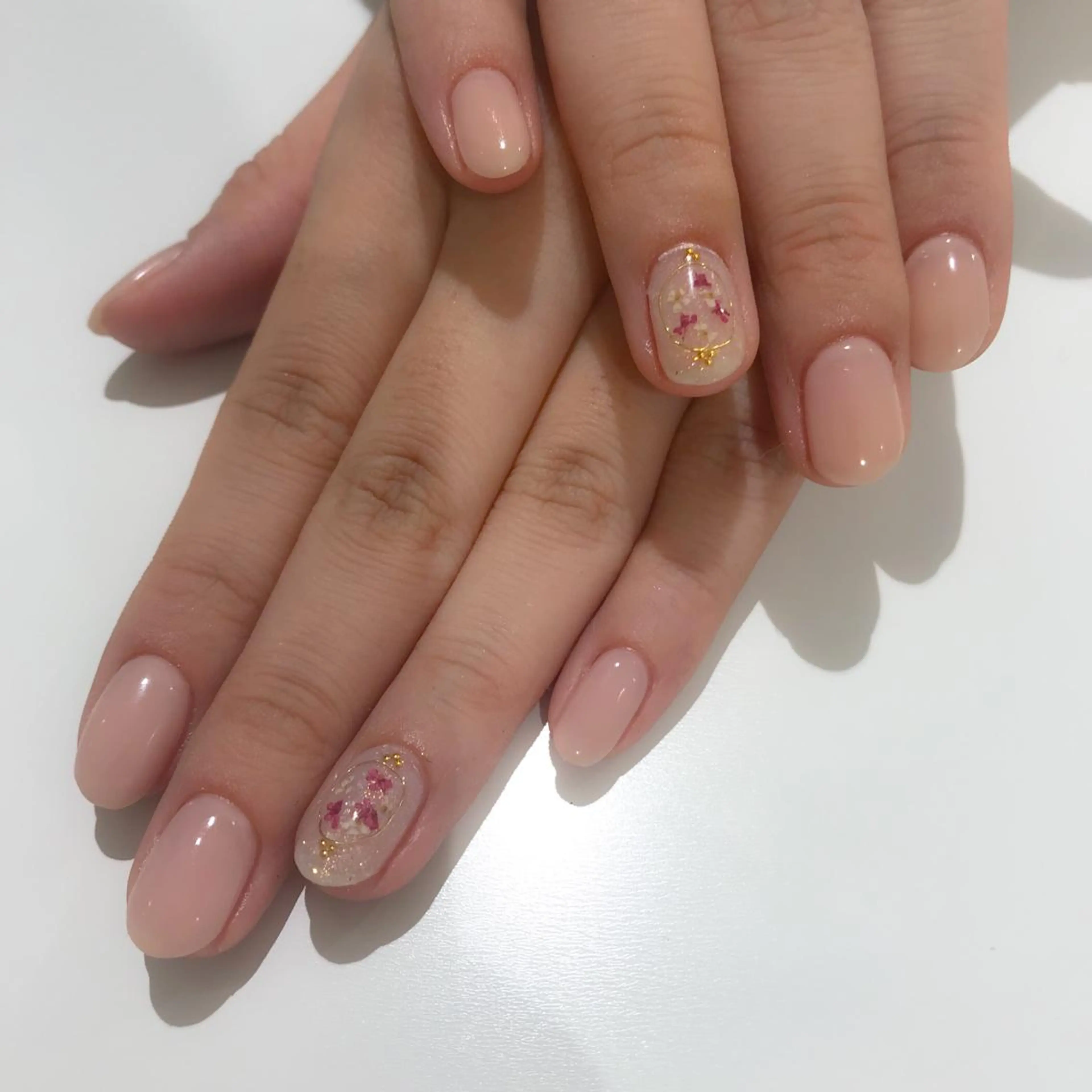 ネイル ピンク ハンドネイル 本田 知美のネイルデザイン