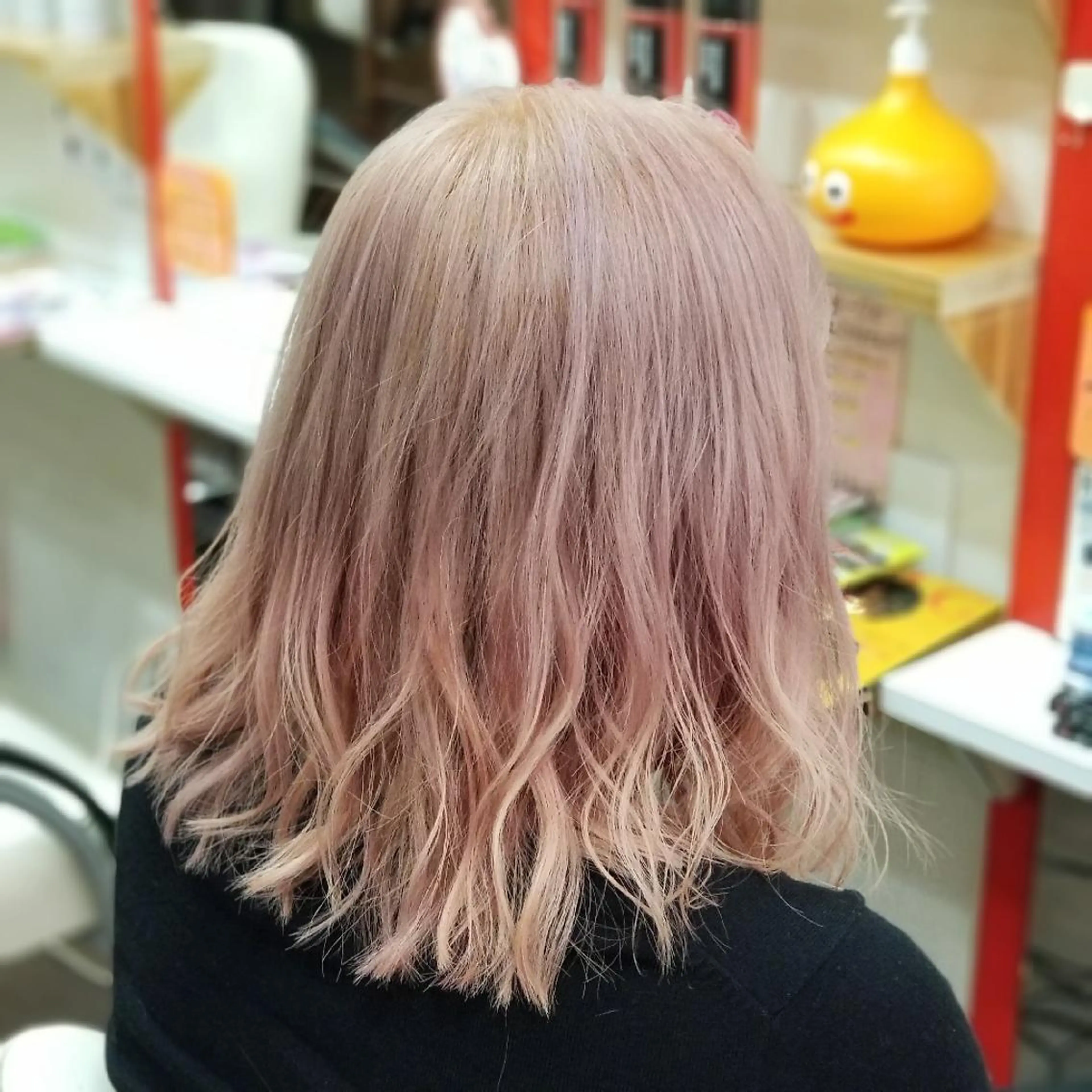ミディアム カラー ヘアカラー 植田 修平/エクステ /髪質改善カラーのヘアスタイル