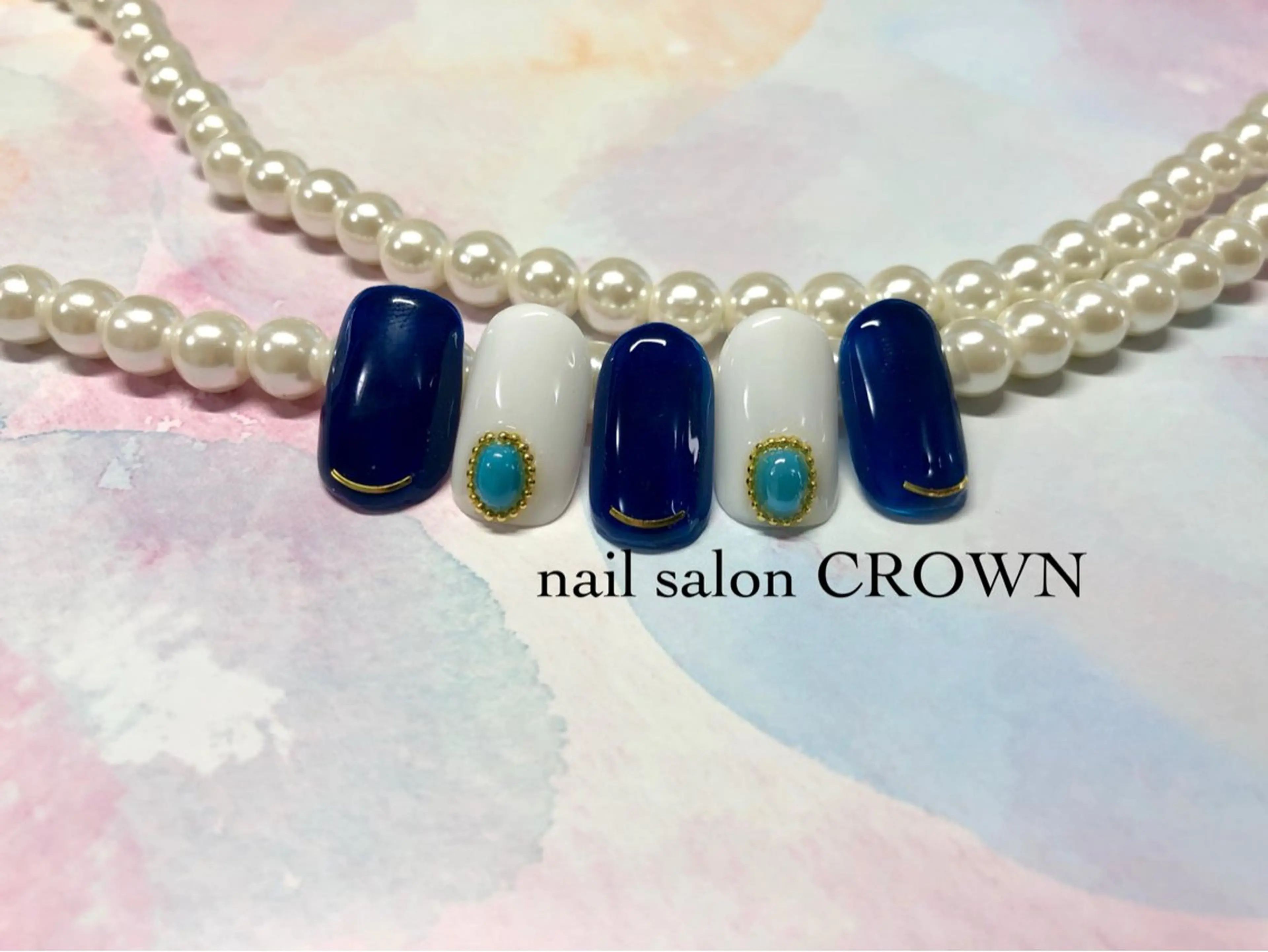 ネイル ネイルチップ nail salon CROWNのネイルデザイン