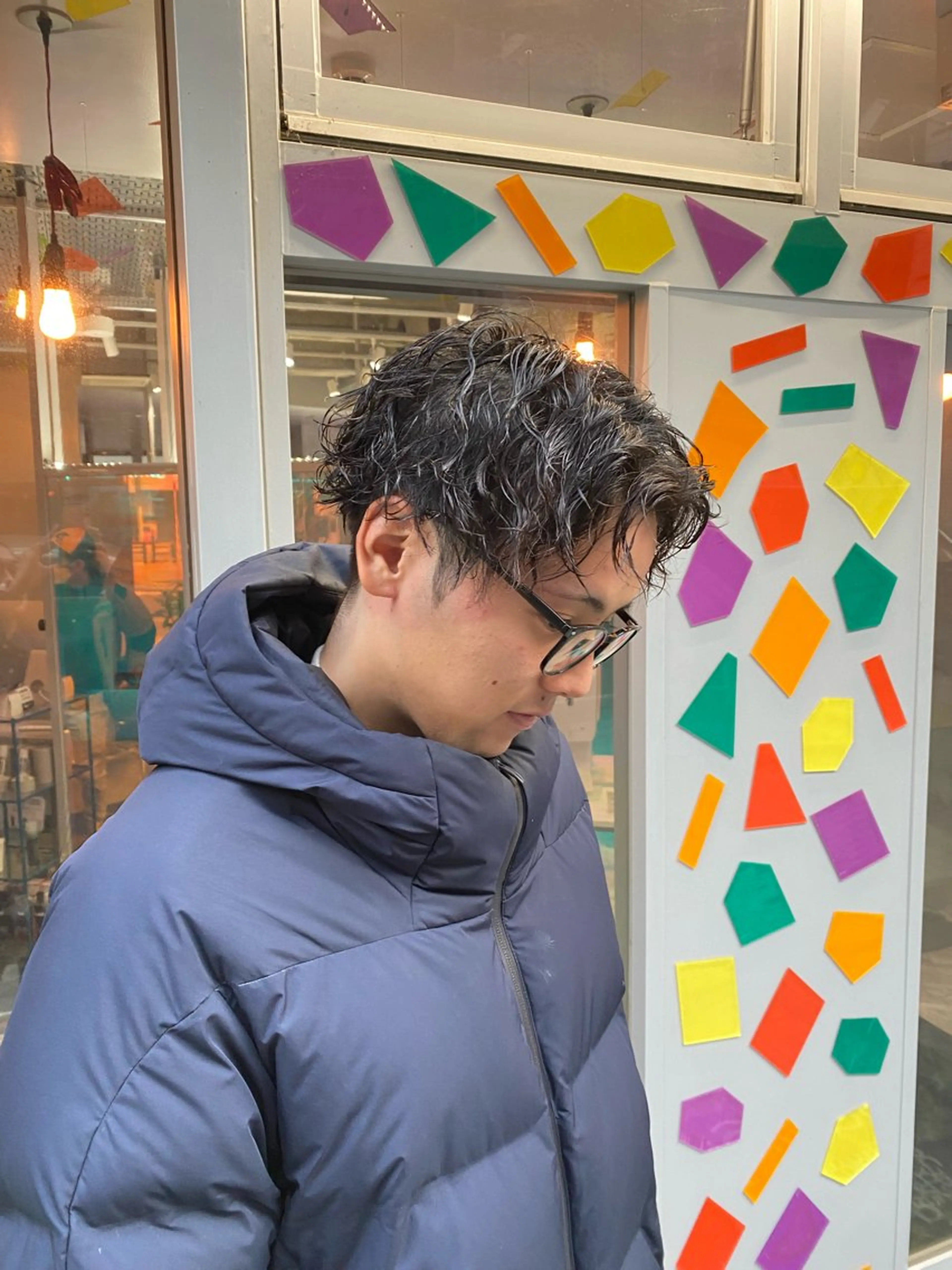 ショート パーマ メンズ 波巻きパーマ トリートメント Riganuts池袋 Hayato✂︎のヘアスタイル