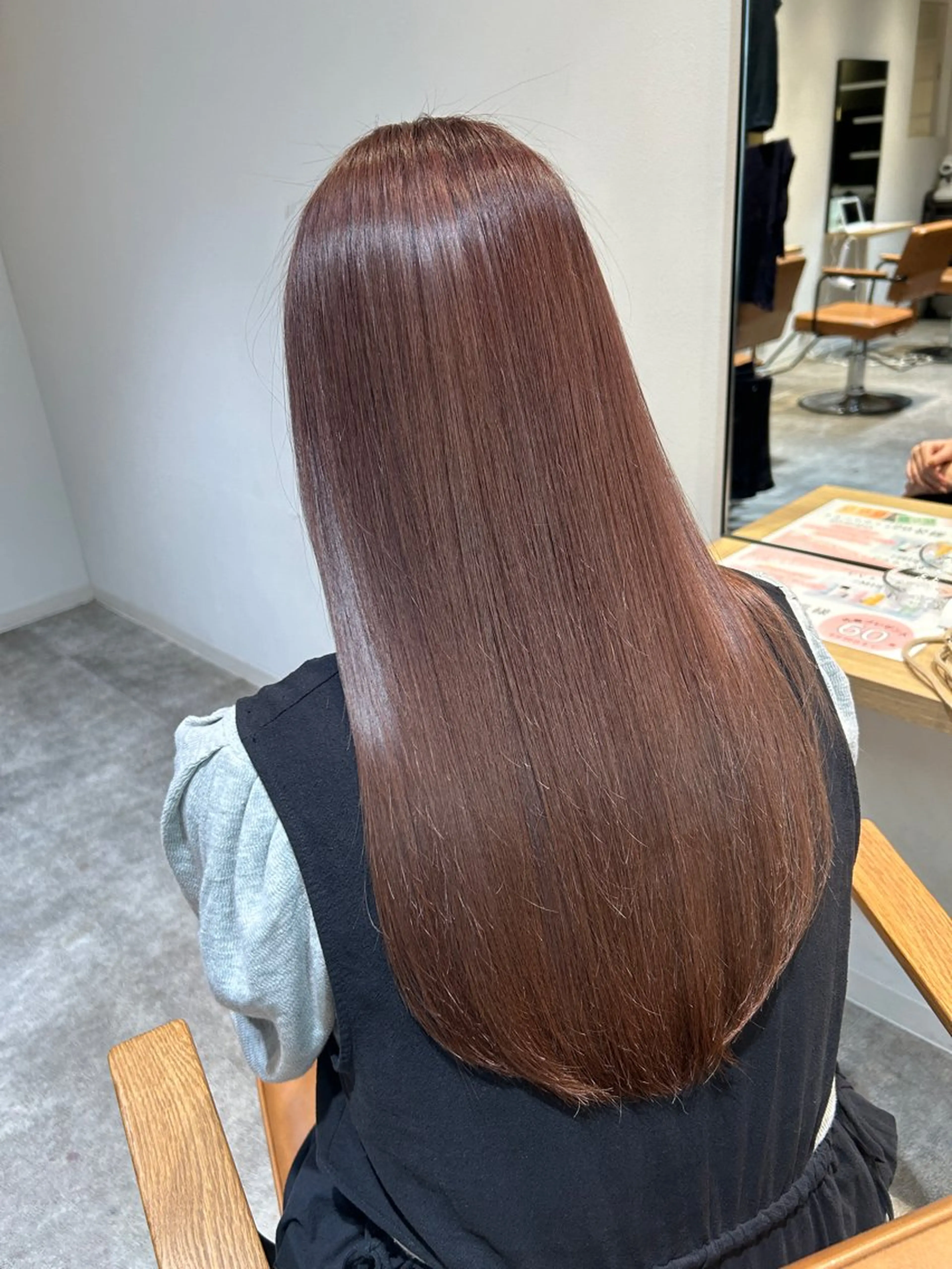 ロング カラー 髪質改善 縮毛矯正 髪質改善特化型美容師 🫧岡本璃来🫧のヘアスタイル