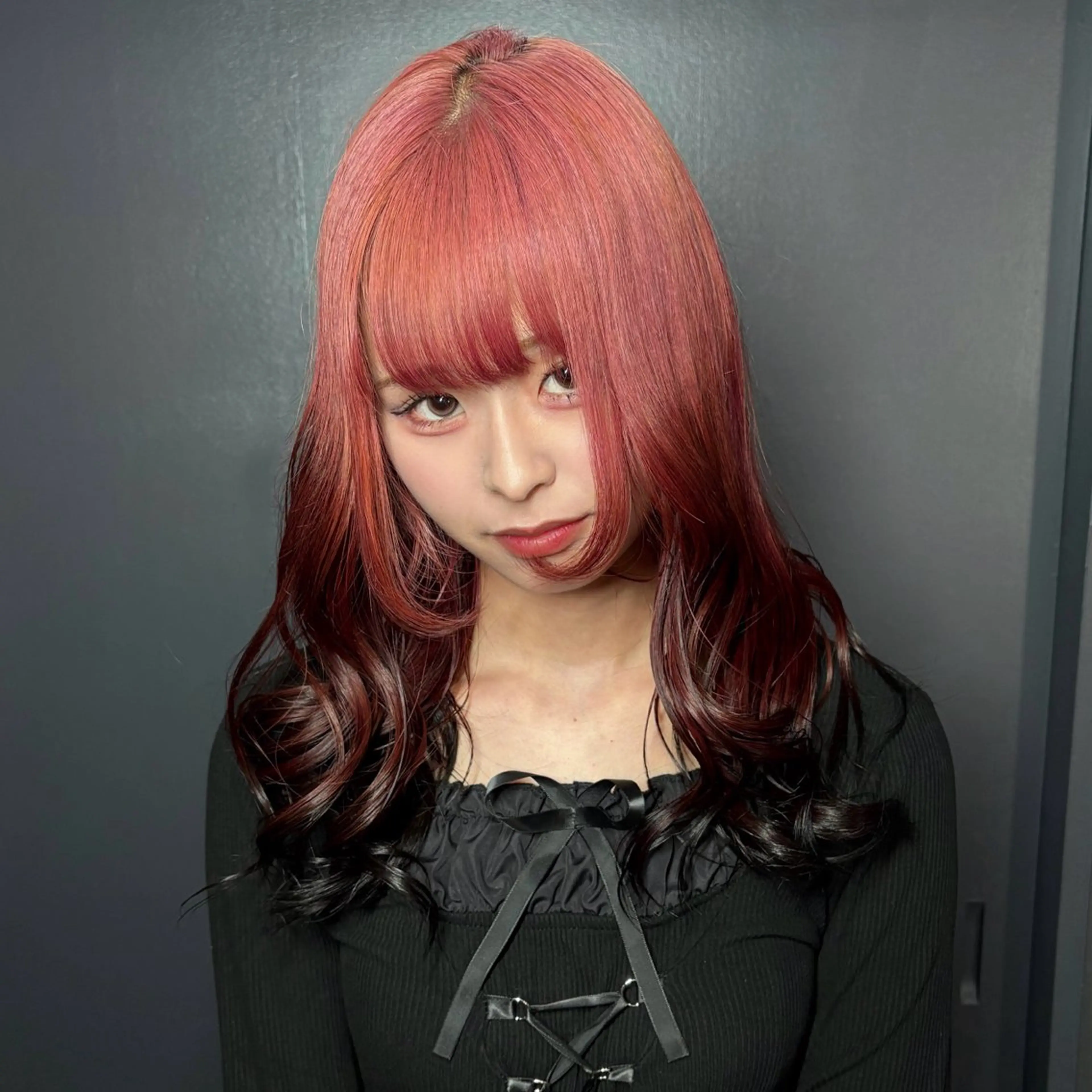 セミロング カラー ブリーチ ケアブリーチ ハイトーンカラー ヘアカラー ★デザインカラー ハイトーン ももか★のヘアスタイル
