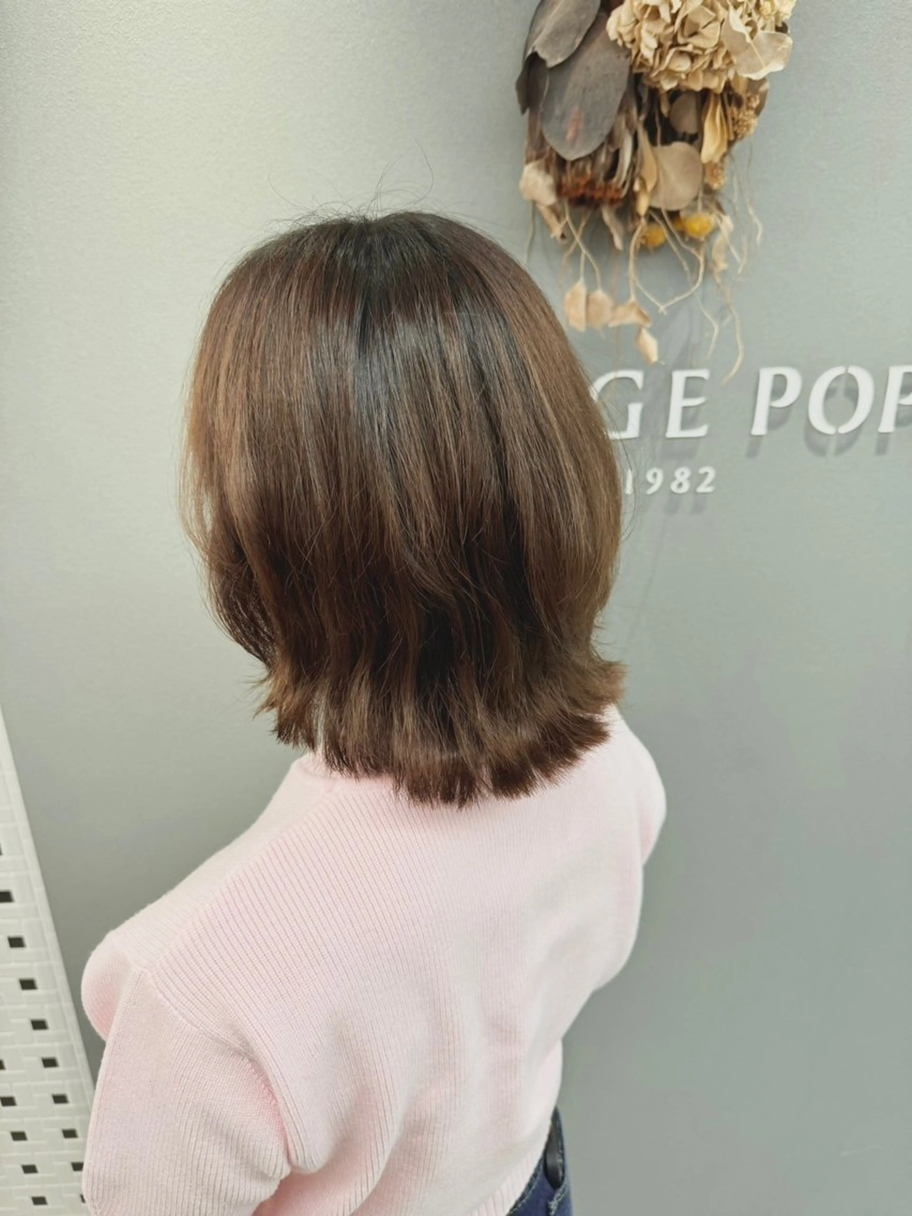 ミディアム カラー 巻ける美髪矯正/ 韓国ヘア/yutaのヘアスタイル