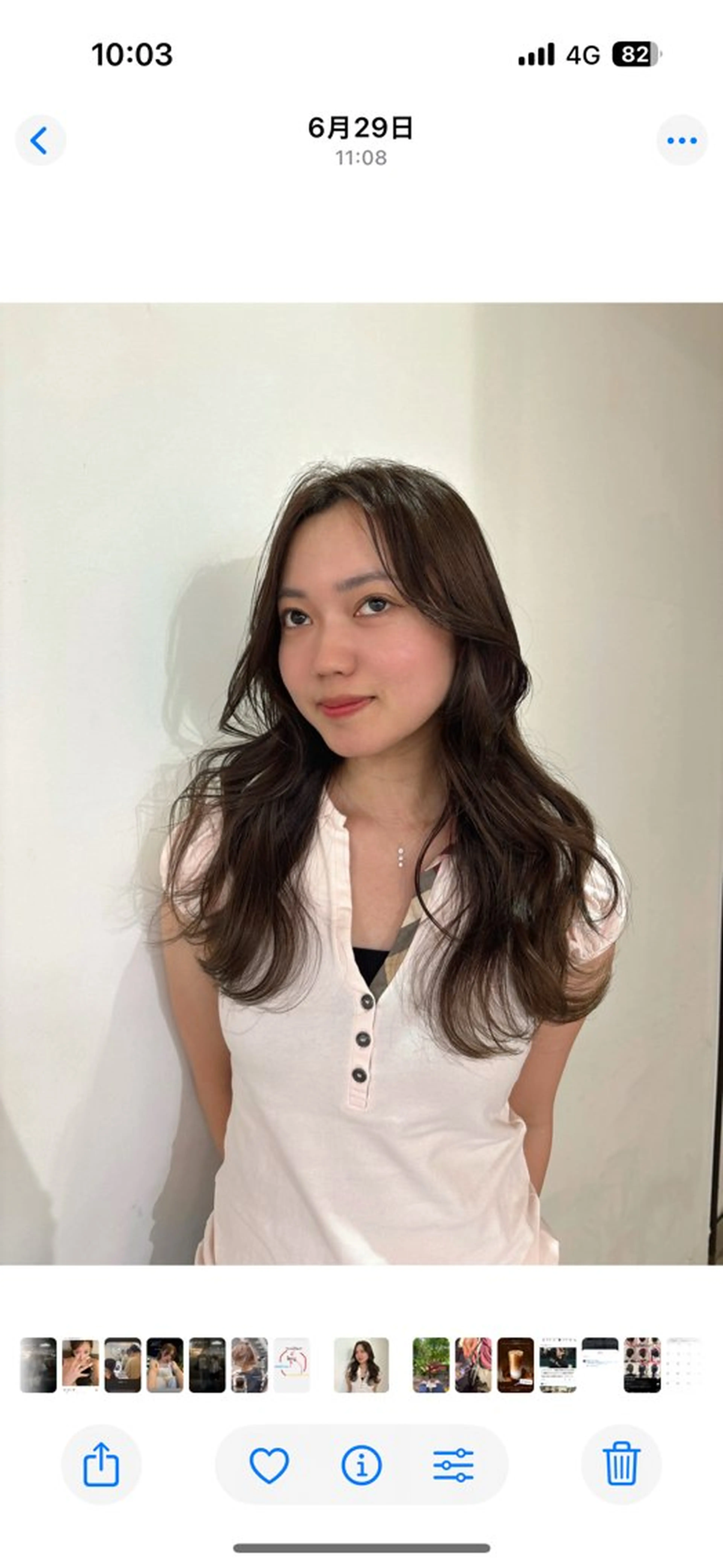 ロング カラー ベージュカラー ヘアカラー Yuna/ブリーチ ベージュ ヘアセットのヘアスタイル