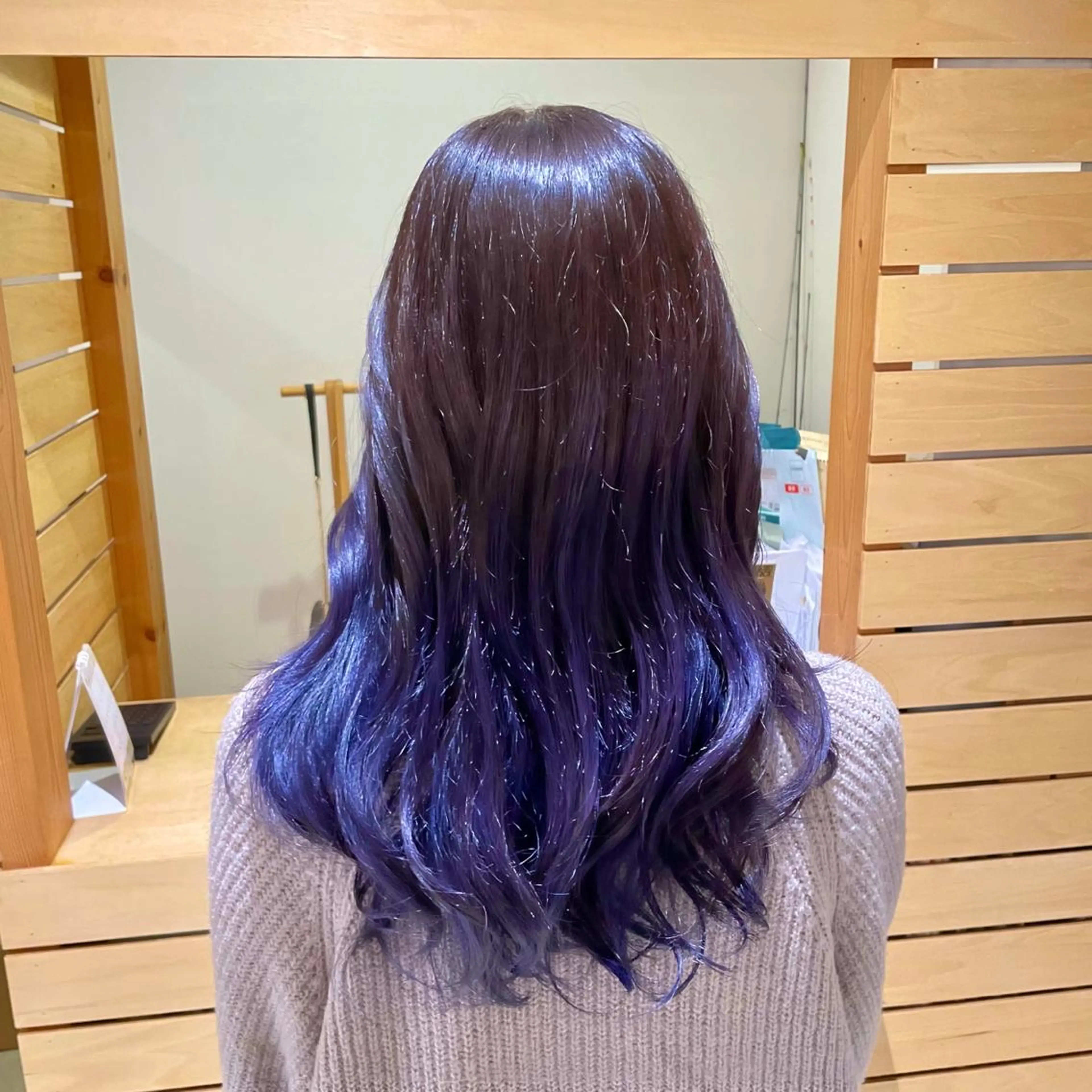 セミロング カラー グラデーションカラー ヘアカラー トリートメント RUBEUS【ルベウス】所属・✨艶々カラー🎨 杉本賢人のヘアスタイル