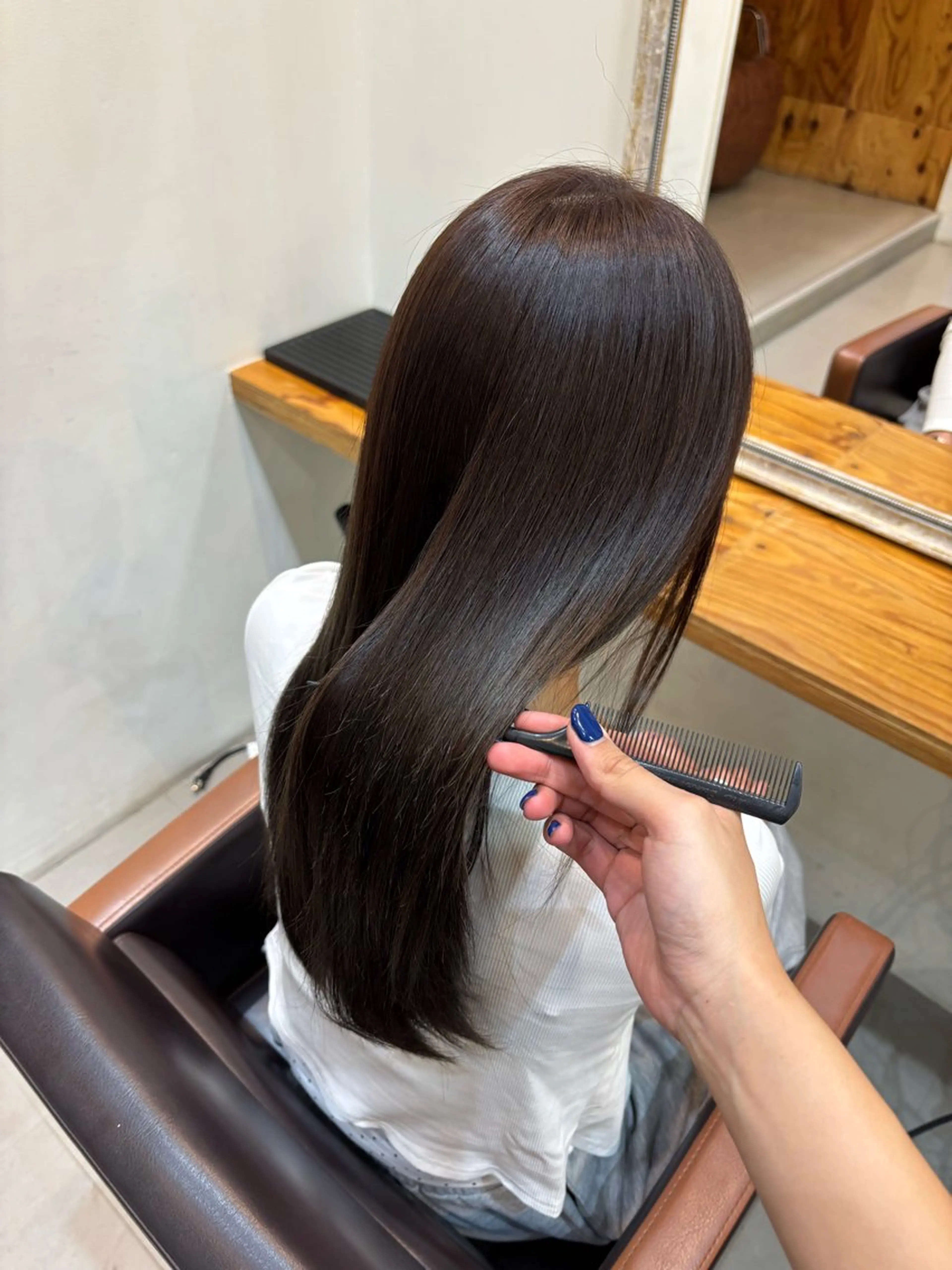 カラー ブラウンカラー ヘアカラー 齋藤 比美花のヘアスタイル