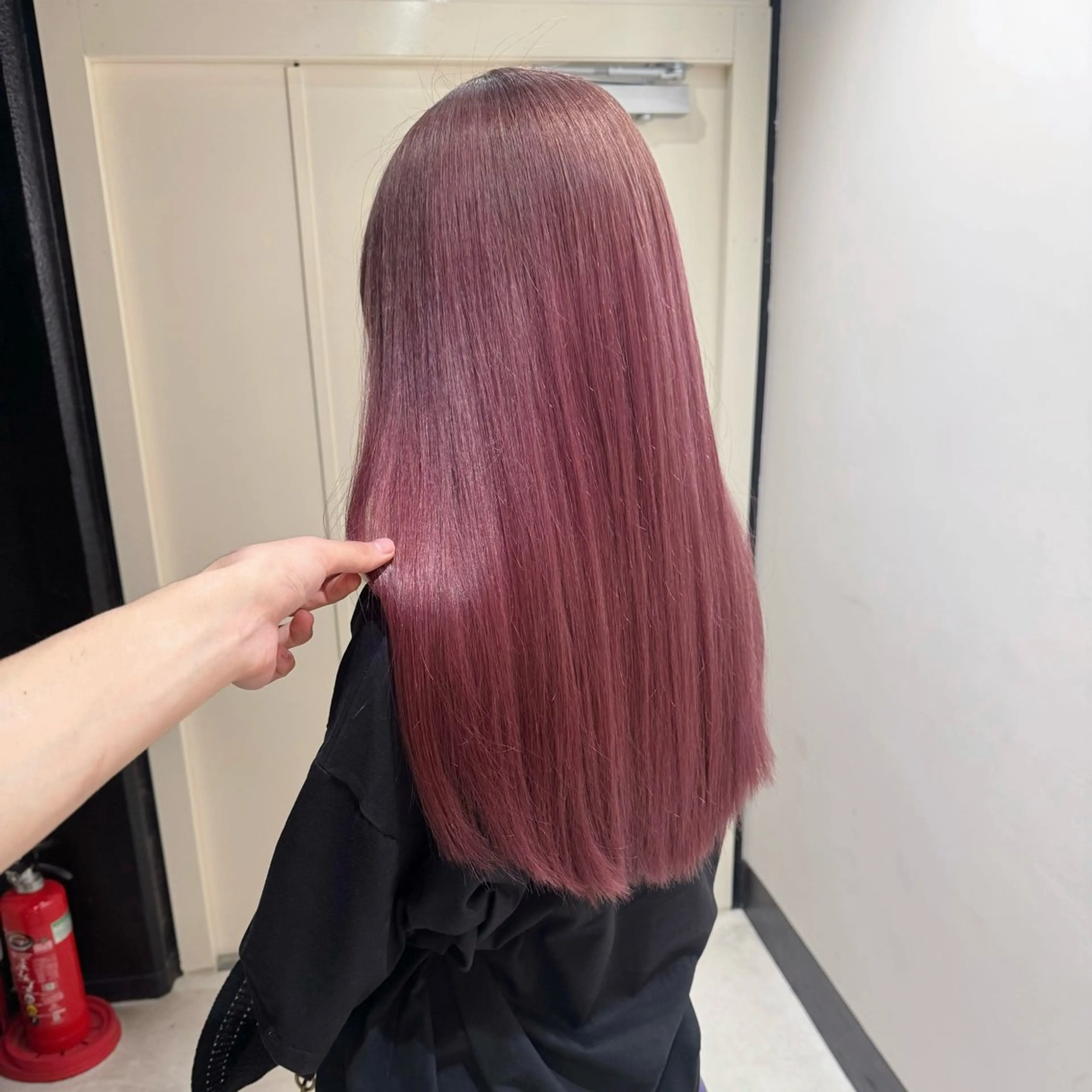 ロング カラー カット ヘアカラー ハイトーン×ショート /RINのヘアスタイル