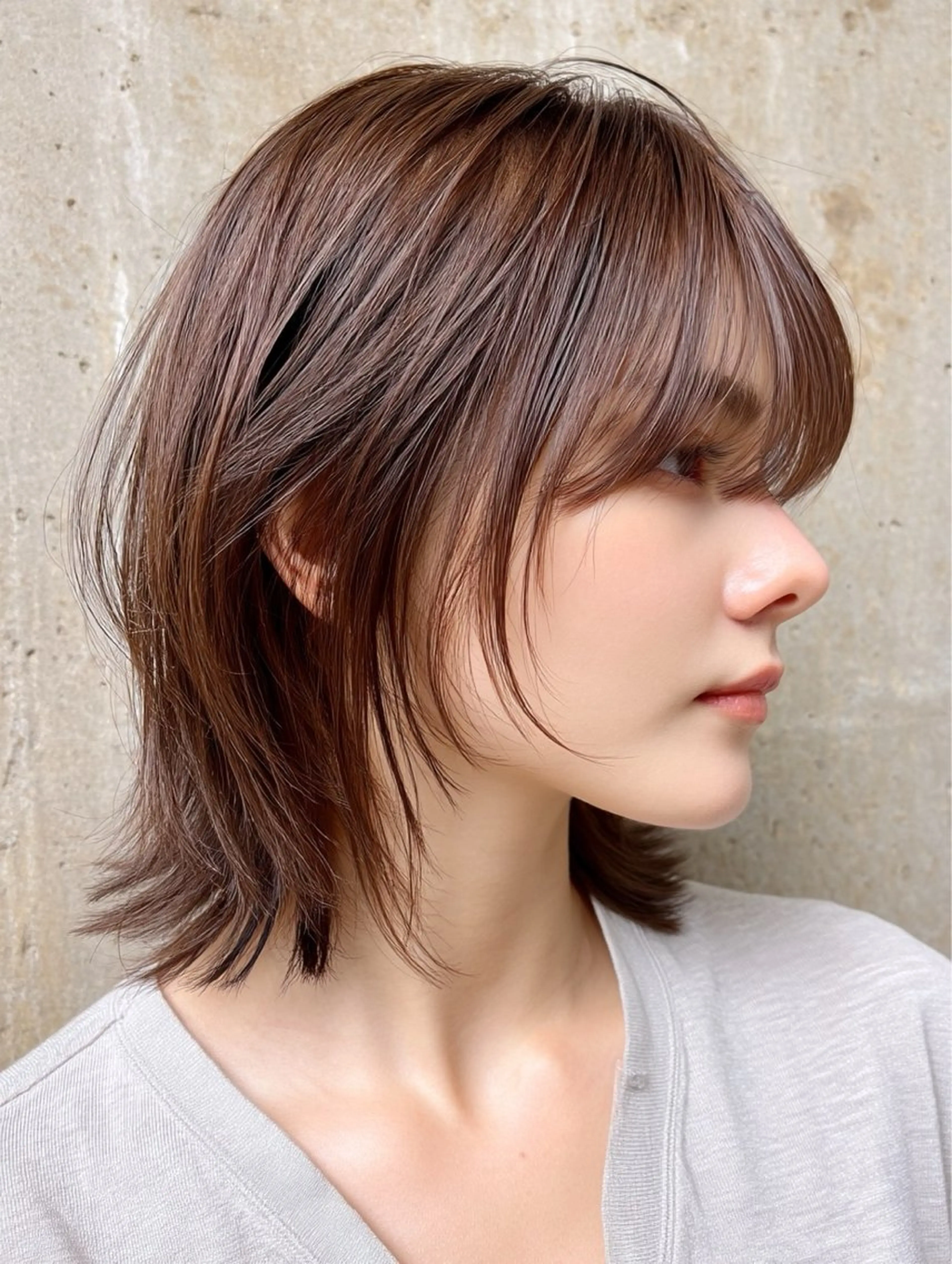 ✂️毛先整えカット+ブリーチなしワンカラー＋エヌドット3stepトリートメント💐の写真