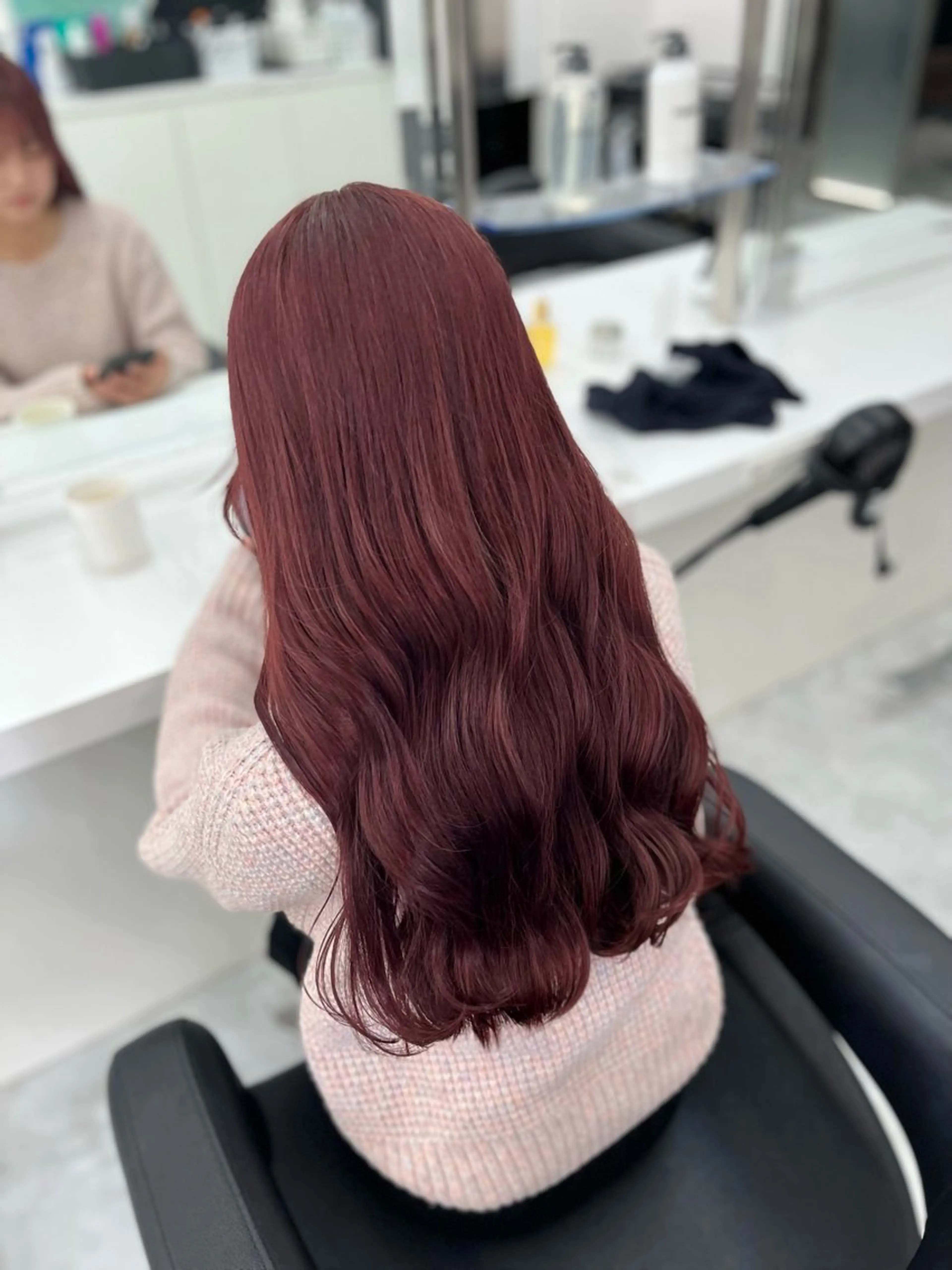 ロング カラー ヘアアレンジ 艶髪ハイトーン🫧 Kurehaのヘアスタイル