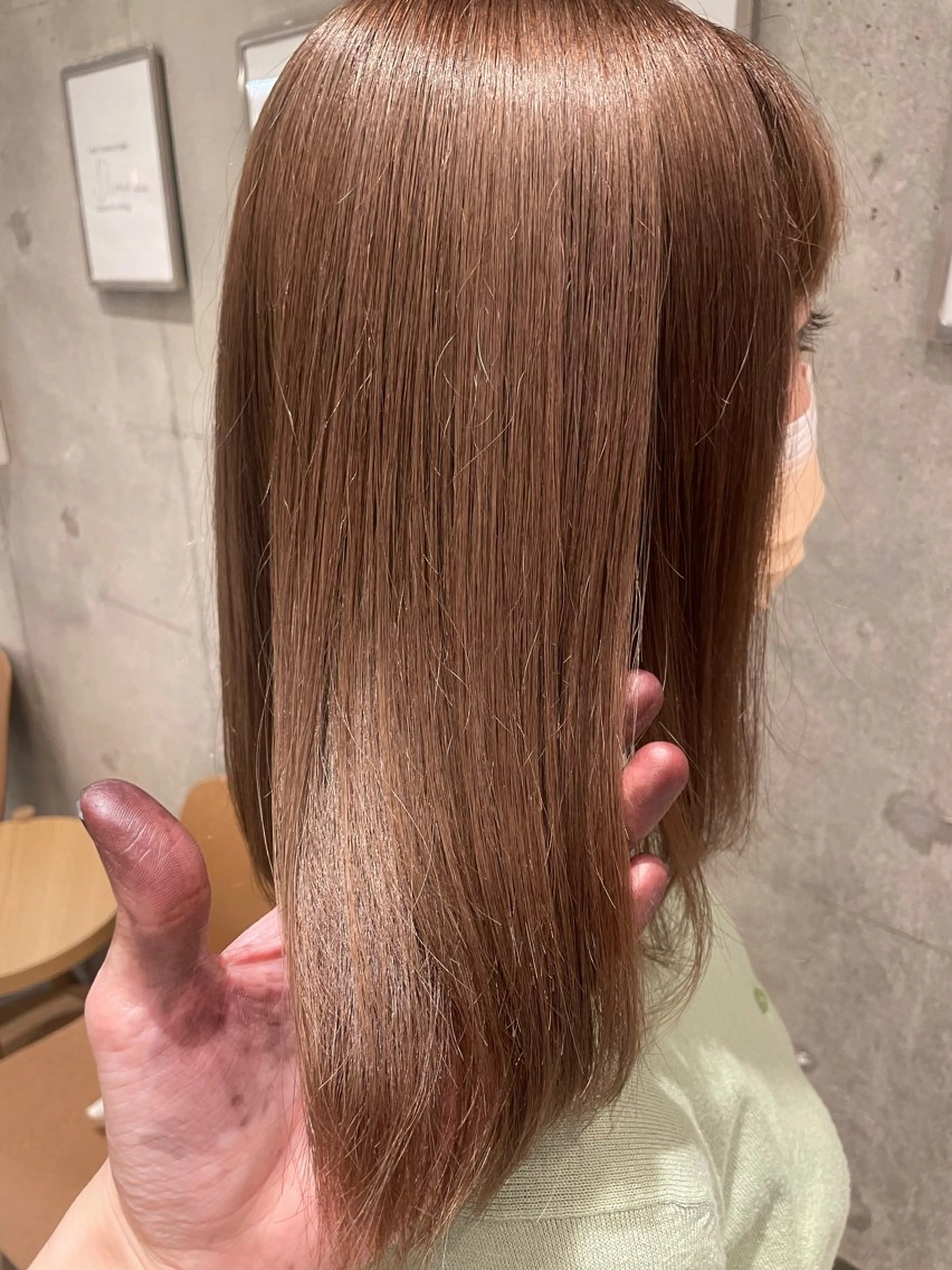 ミディアム TELA HAIR 研究学園所属・TELA HAIR 大倉　曜のヘアスタイル