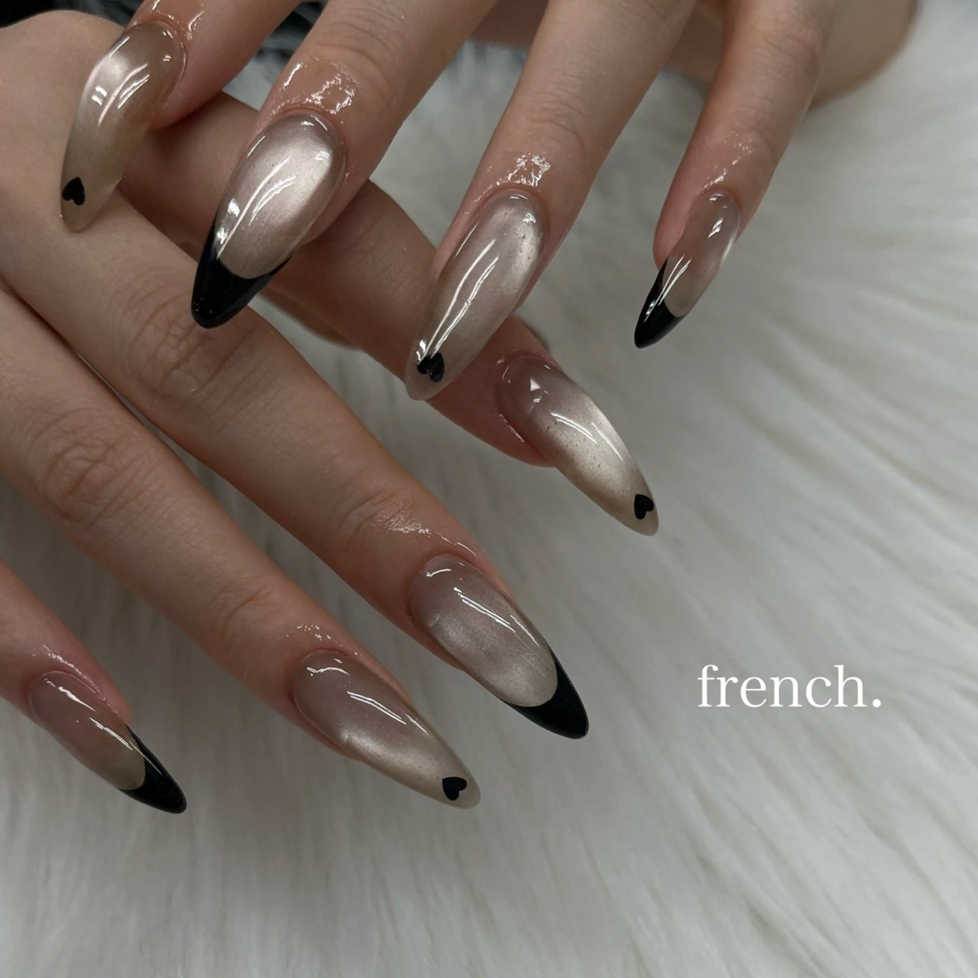 ネイル ロングネイル ハンドネイル tener 🧋yume🧋のネイルデザイン