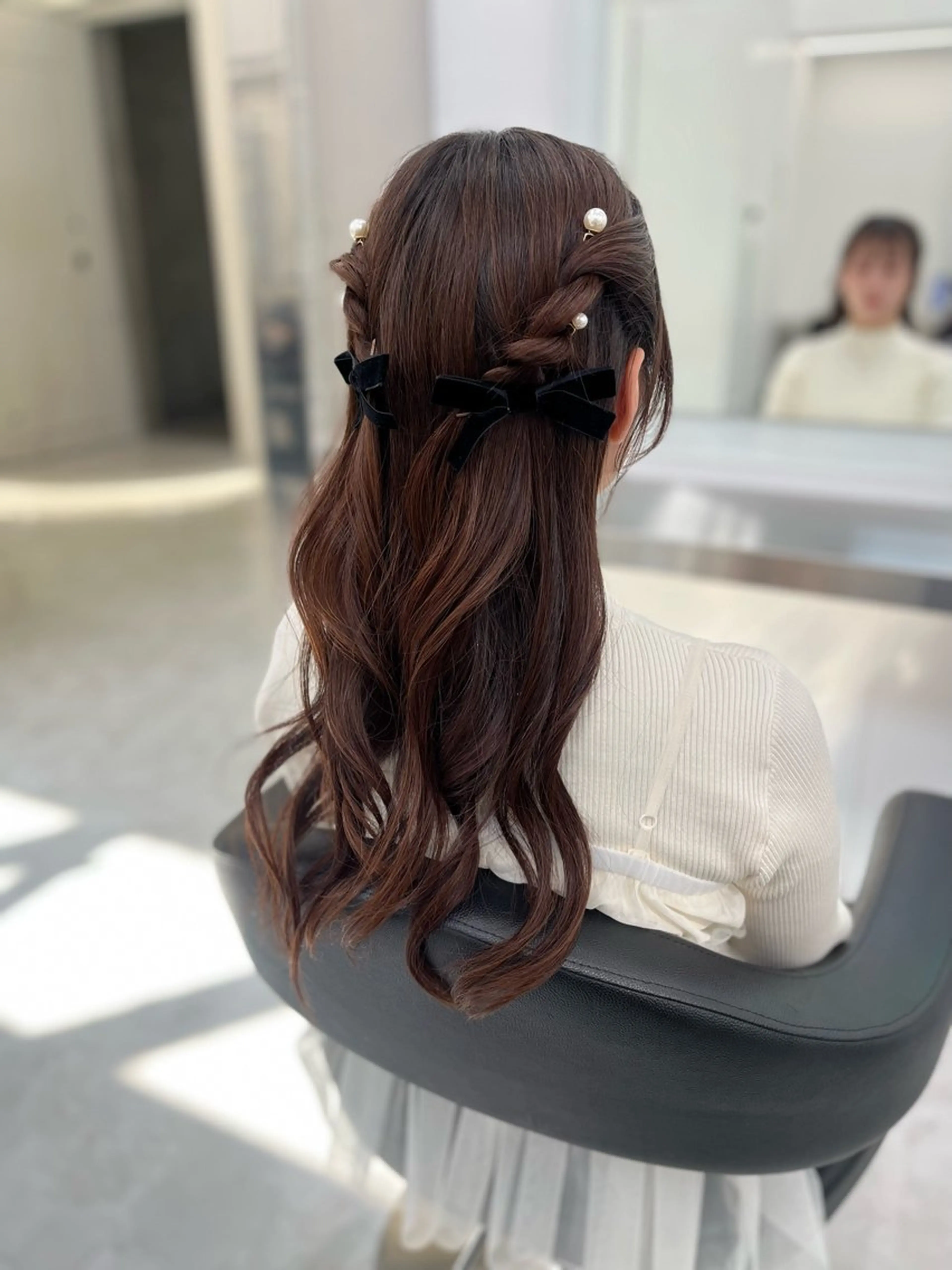 ロング カラー ヘアアレンジ カット ヘアセット 愛されカラー🩷 はるなのヘアスタイル