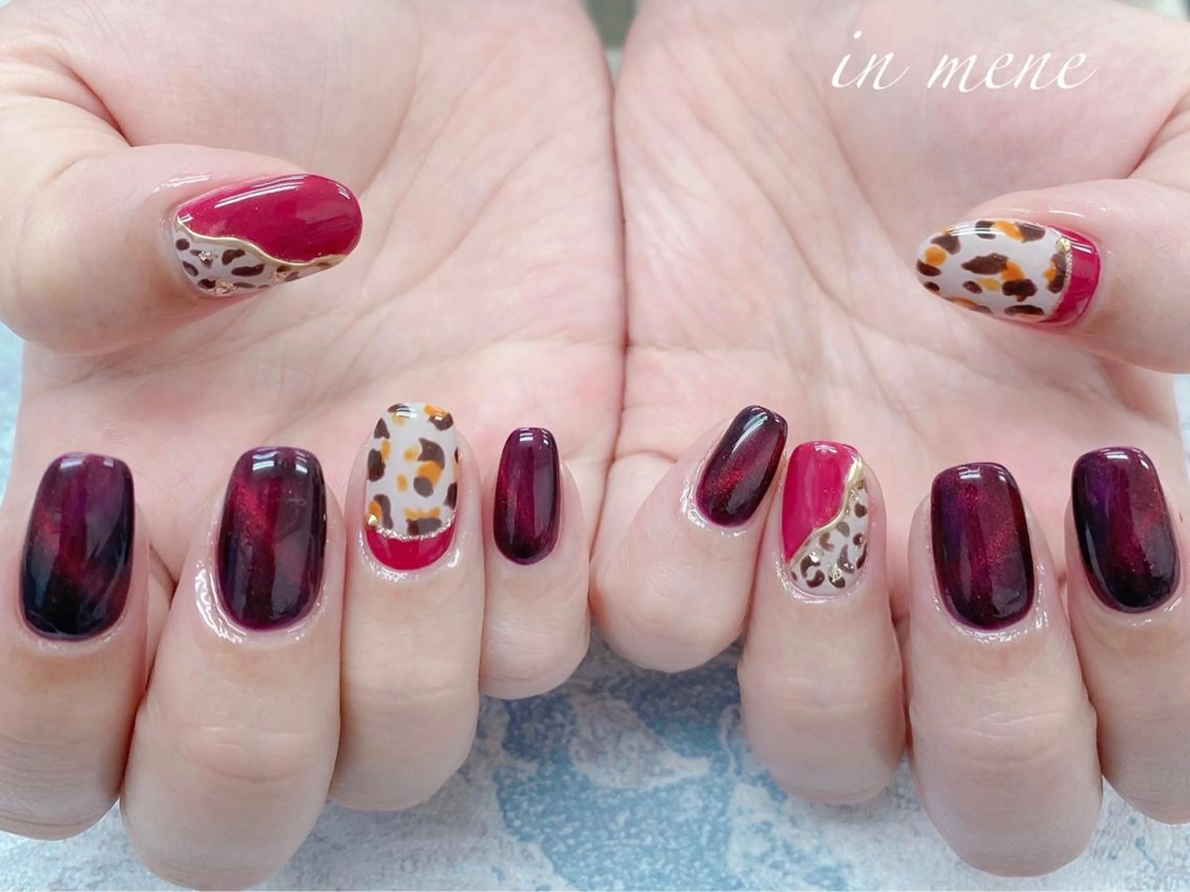 ネイル マグネットネイル ハンドネイル IN MENE所属・IN MENEのネイルデザイン