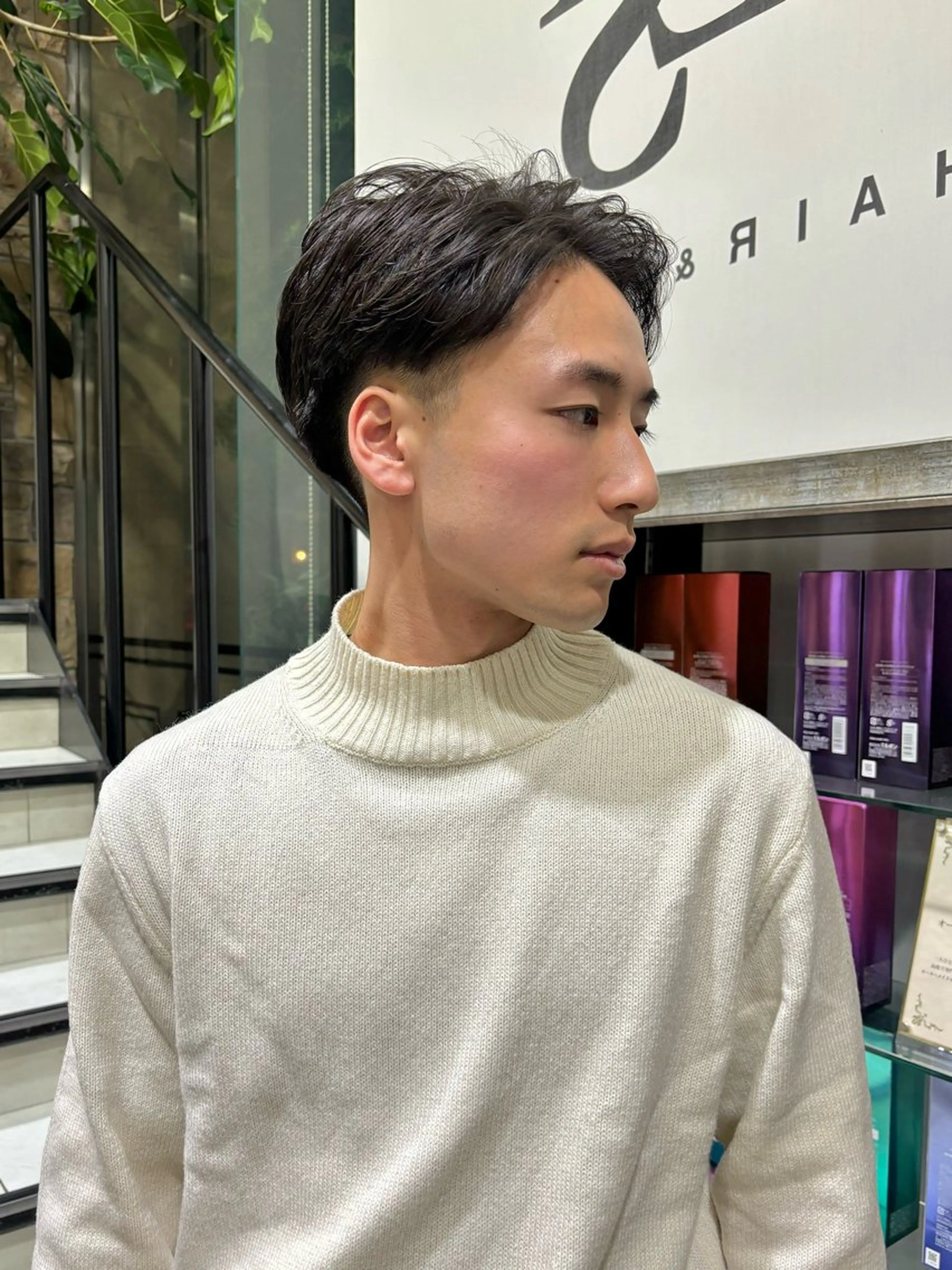 パーマ メンズ 骨格矯正/理論パーマ /悩み改善/yuyaのヘアスタイル